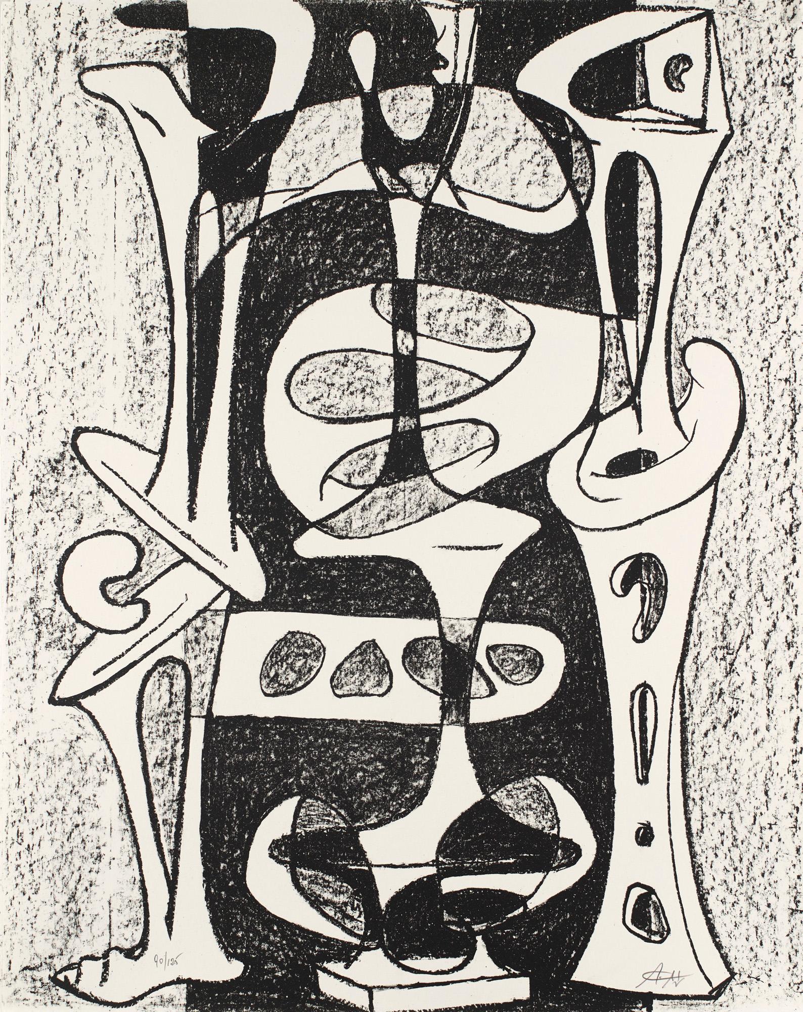 Agustín Cárdenas Abstract Print – Ohne Titel aus dem Portfolio von El Circulo de Piedra