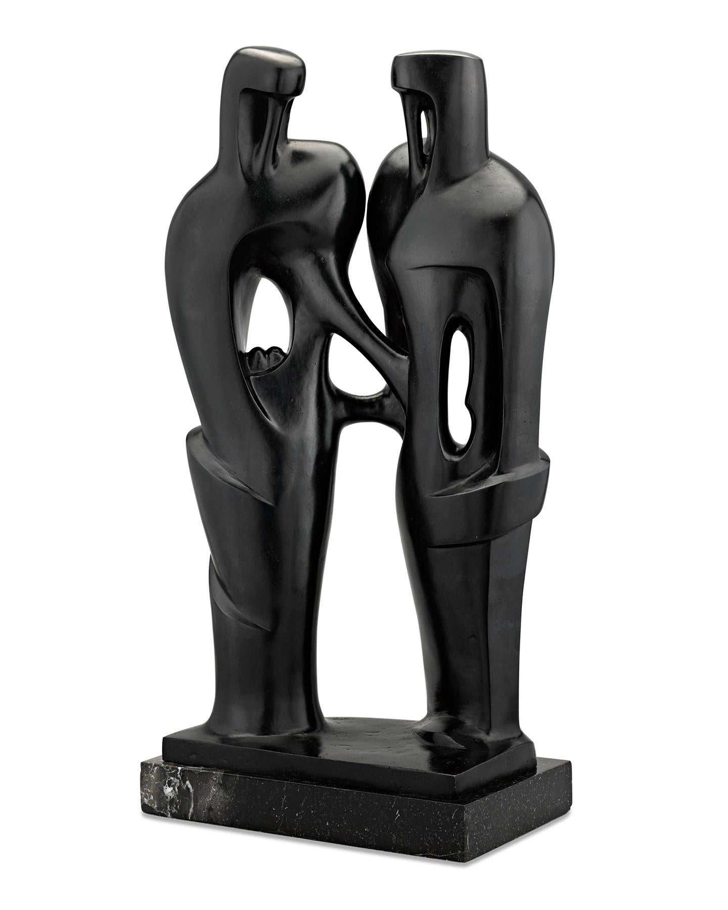 Couple - Sculpture by Agustín Cárdenas