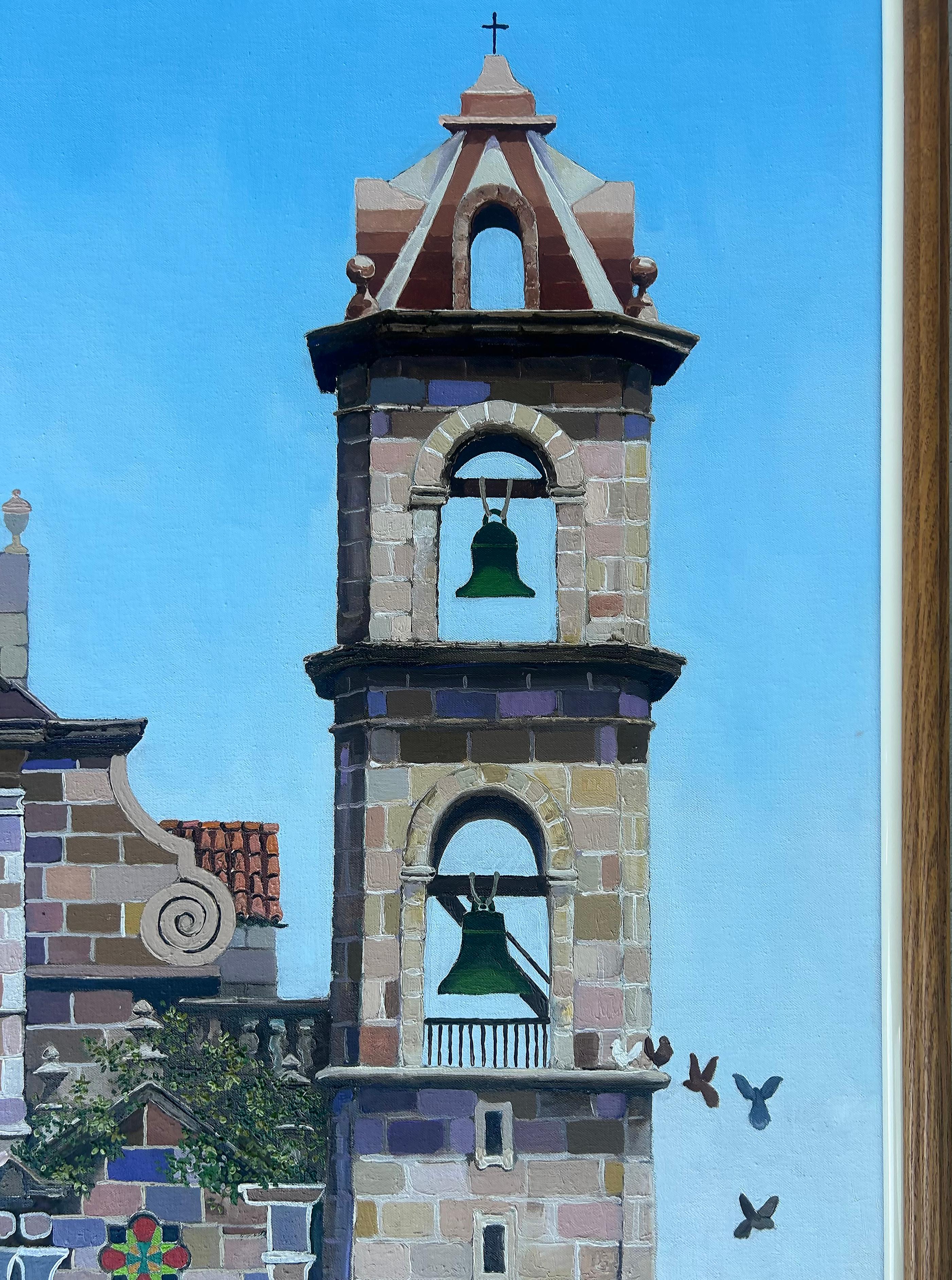 Americano Agustin Gainza Pittura ad olio 