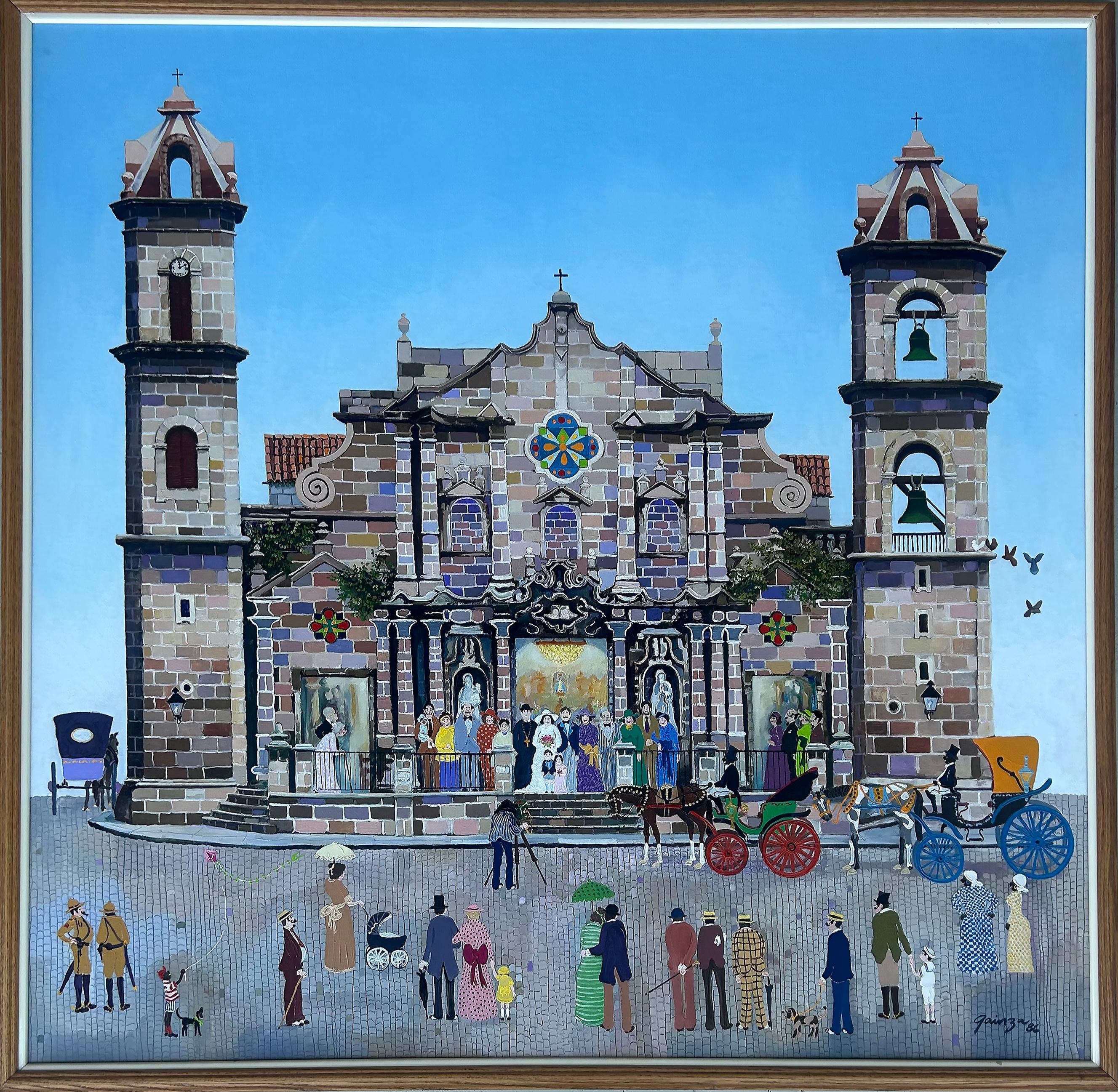 XX secolo Agustin Gainza Pittura ad olio 