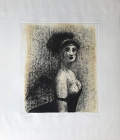 "Coquette XI" 2001, acquaforte firmata in edizione limitata di 26x22 pollici.