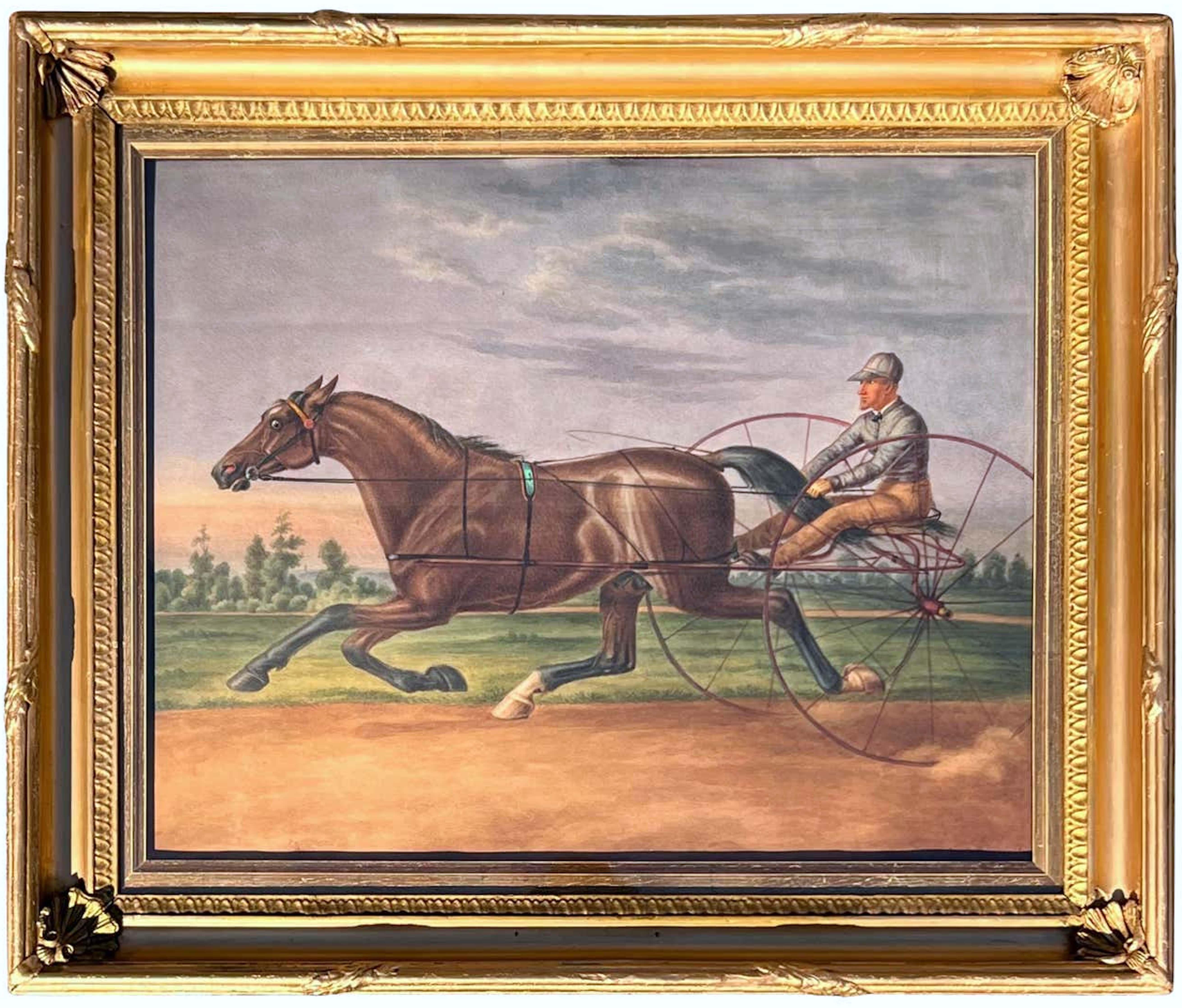 Harness Racer at Belmont Park 1884, Philadelphia