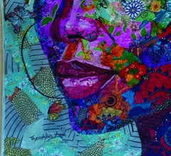 Blossom of Beauty -21st Century, Contemporary, Figurative Portrait, Africa Woman