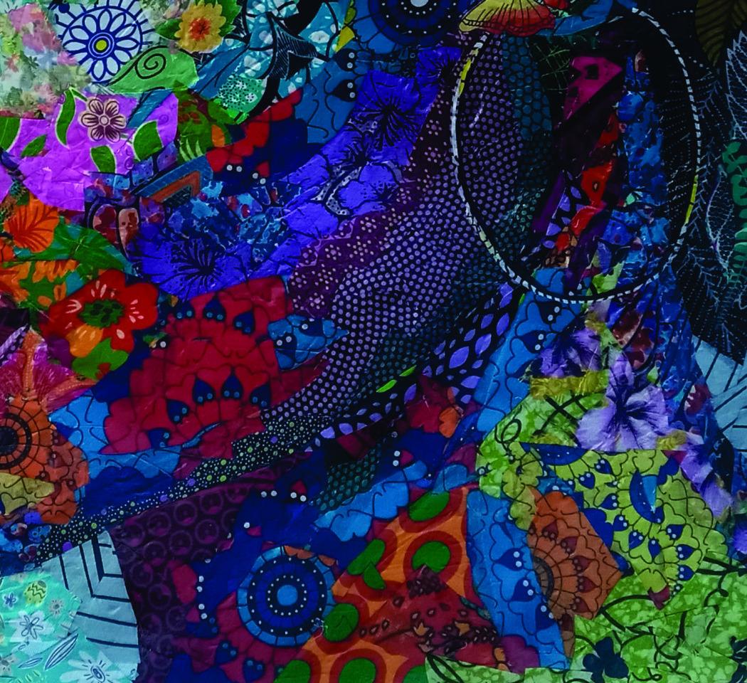 Blossom of Beauty -21st Century, Contemporary, Figurative Portrait, Africa Woman - Surrealist Painting by Agwunwa Theophilus