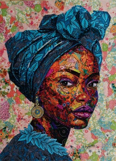 Pillar of Strength 2 - 21st Century, Contemporary, Figurative, Woman, African