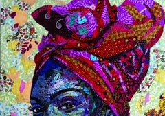 Pillar of Strength 3 - 21st Century, Contemporary, Figurative, Woman, African