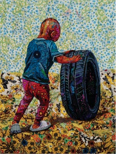 Peintures - Portrait - Tissu