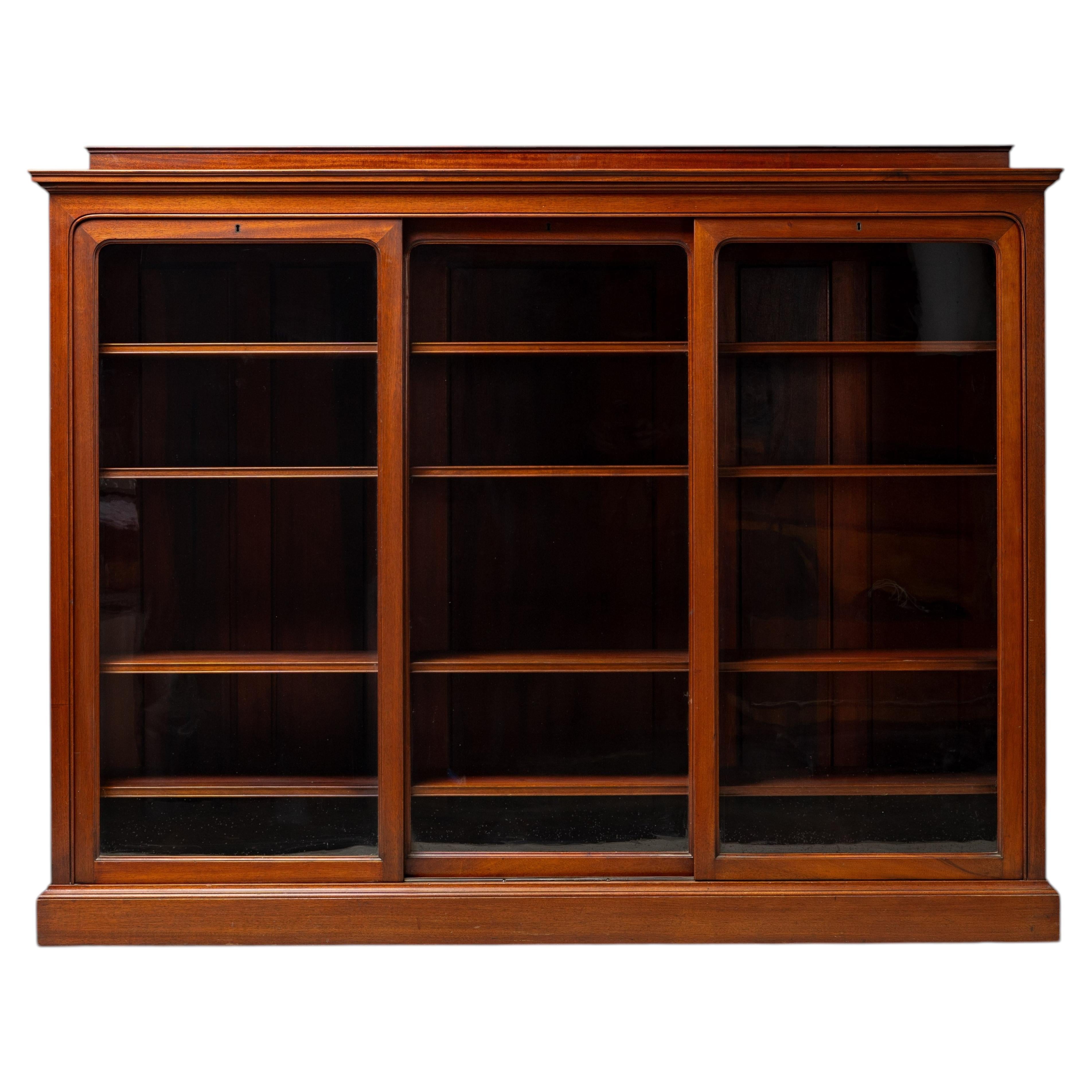 A.H. Davenport Cuban Mahogany Bookcase