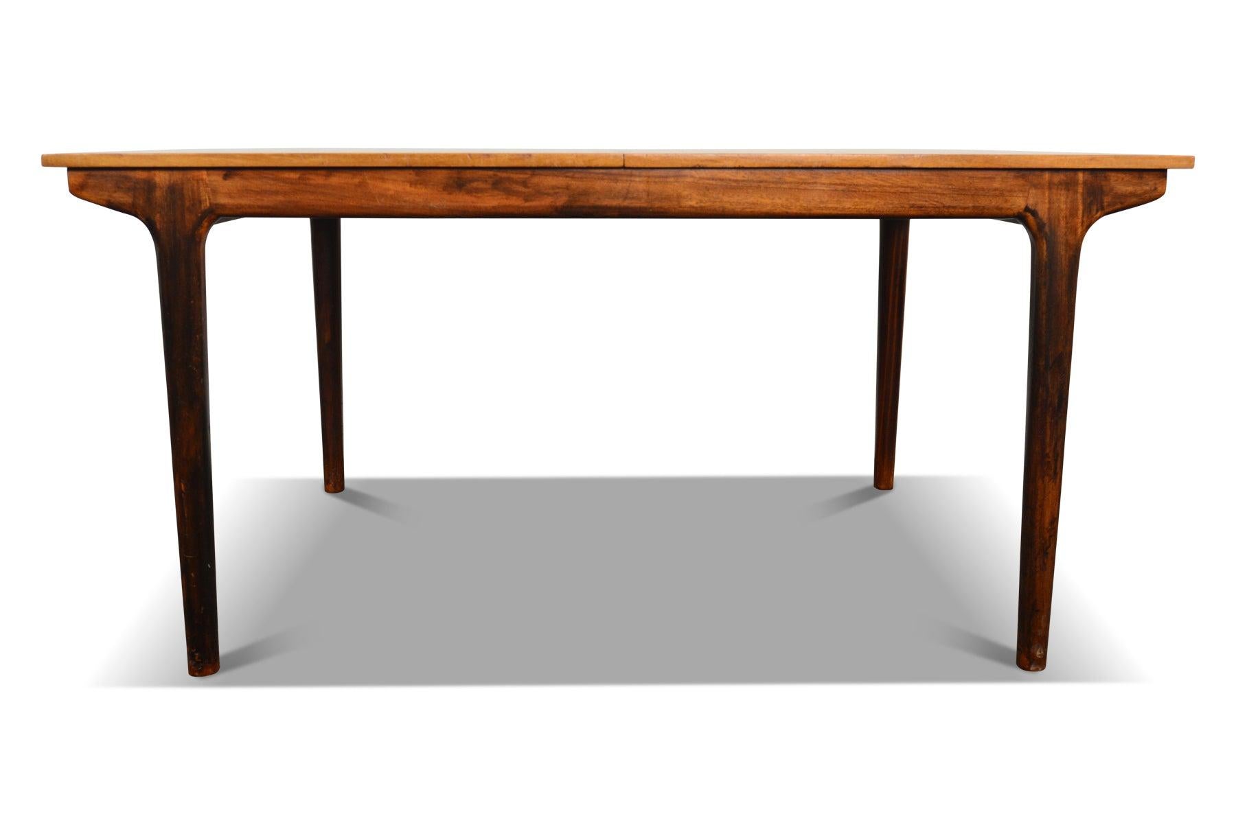 A.H. Mcintosh Double Butterfly Leaf Dining Table in Teak 2