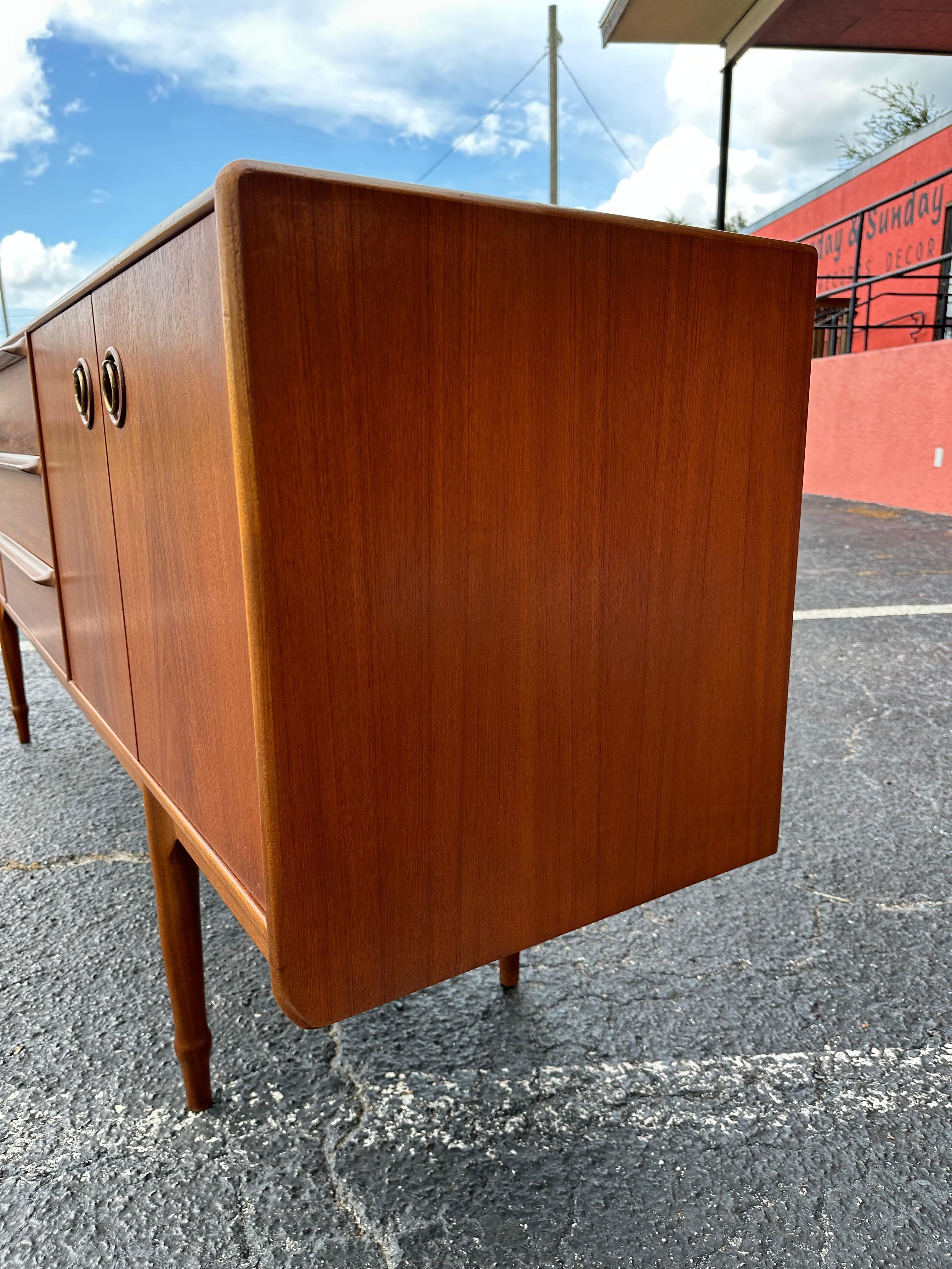 A.H. McIntosh Scottish XL Teak Mid Century Credenza For Sale 4