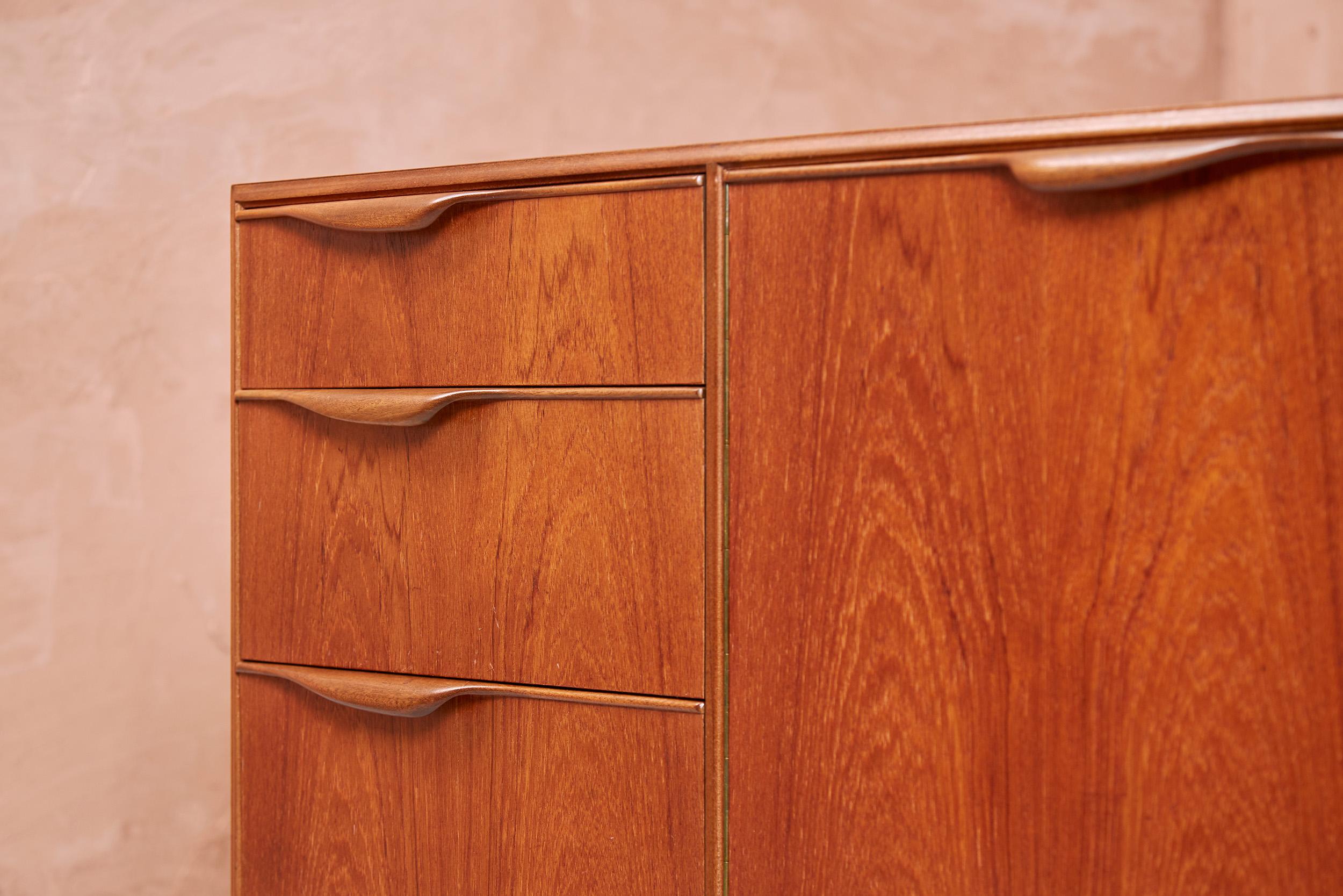 A.H. McIntosh Sideboard Credenza in Teak by Tom Robertson, 1960s 5