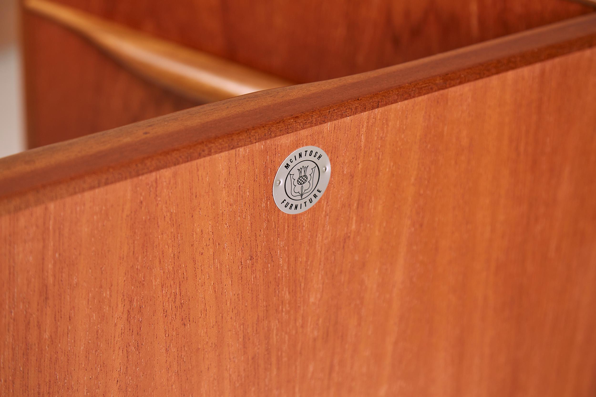 A.H. McIntosh Sideboard Credenza in Teak by Tom Robertson, 1960s 10