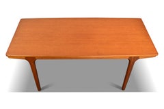 a.H. McIntosh Teak Surfboard Coffee Table with Pullout Drink Trays #2