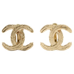 AH2008 Chanel Boucles d'oreille CC maxi pendientes de clip FW2008