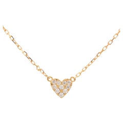 Ahkah Heart Diamond Necklace