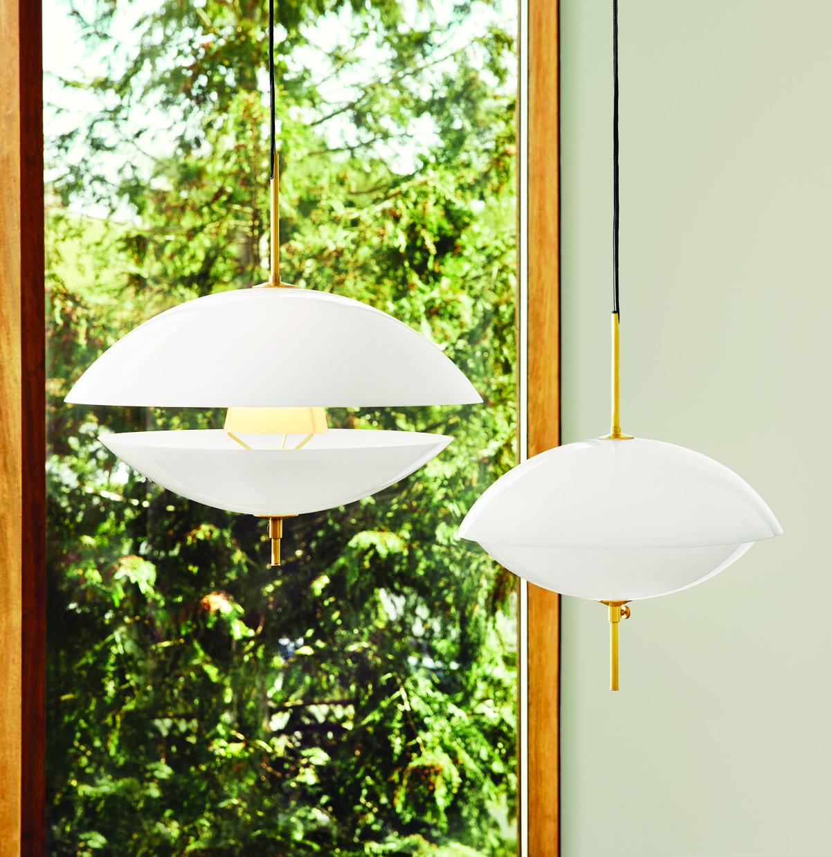 Ciondolo 'Clam' di Ahm e Lund in vetro opalino soffiato a bocca per Fritz Hansen in vendita 3