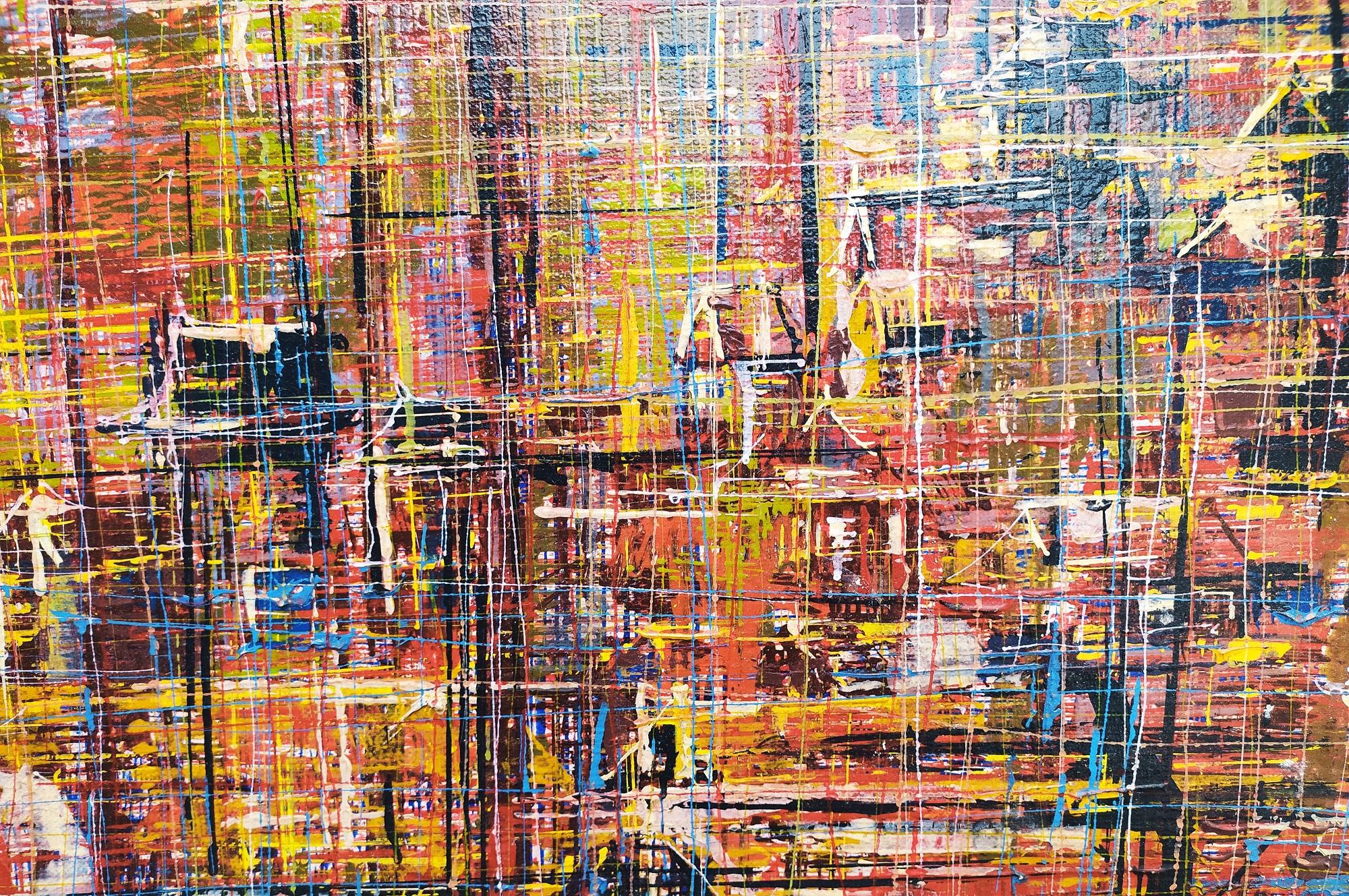 Vertical Harmony - Painting by Ahmad Alwi