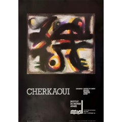 Belle affiche d'exposition pour les peintres du Maroc - Cherkaoui