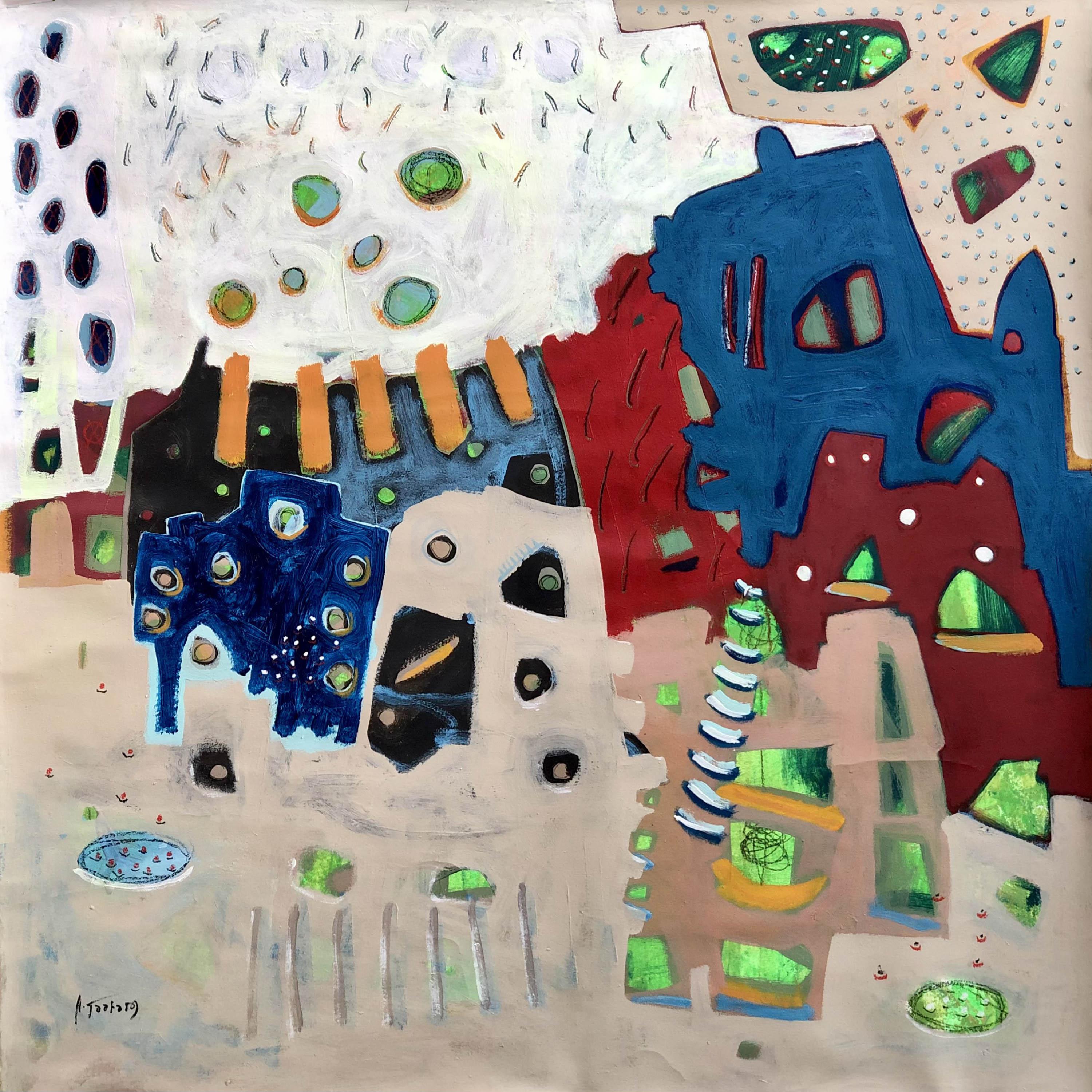 "Abstract Desert" Painting 37" x 37" inch by Ahmed Gaafary


To begin this description, let me start with this question: Is it the internal side of things that is more important or is it what is presented to us visually? Naturally, the human notices