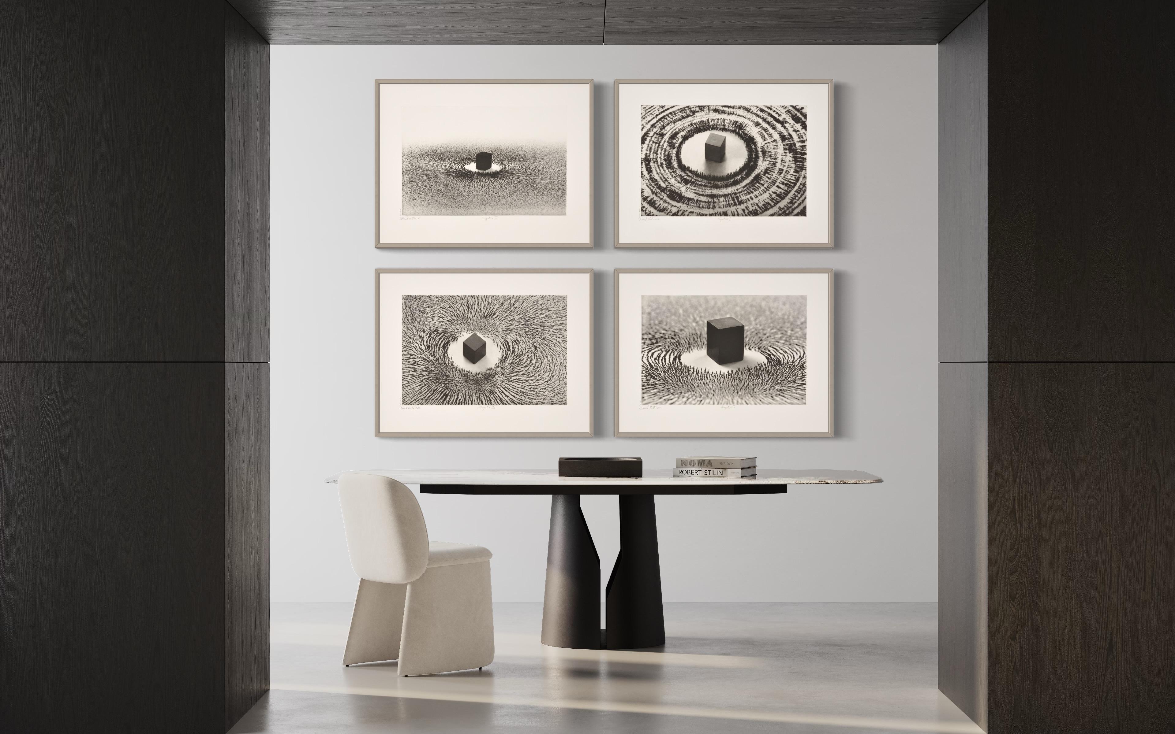 Magnetism (Portfolio of 4) by Ahmed Mater, Etching, Limited Edition For Sale 5