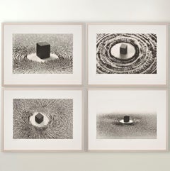 Magnetism (Portfolio of 4) by Ahmed Mater, Etching, Limited Edition