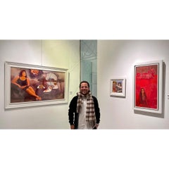 "Fedeltà" Quadro Figurativo 31,5" x 55" pollici di Ahmed Saber