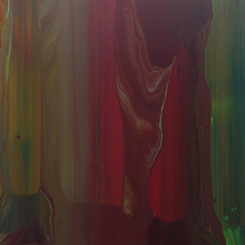 a112007-3 de Ahn Hyun-Ju - pintura minimalista, rojo oscuro en venta 2