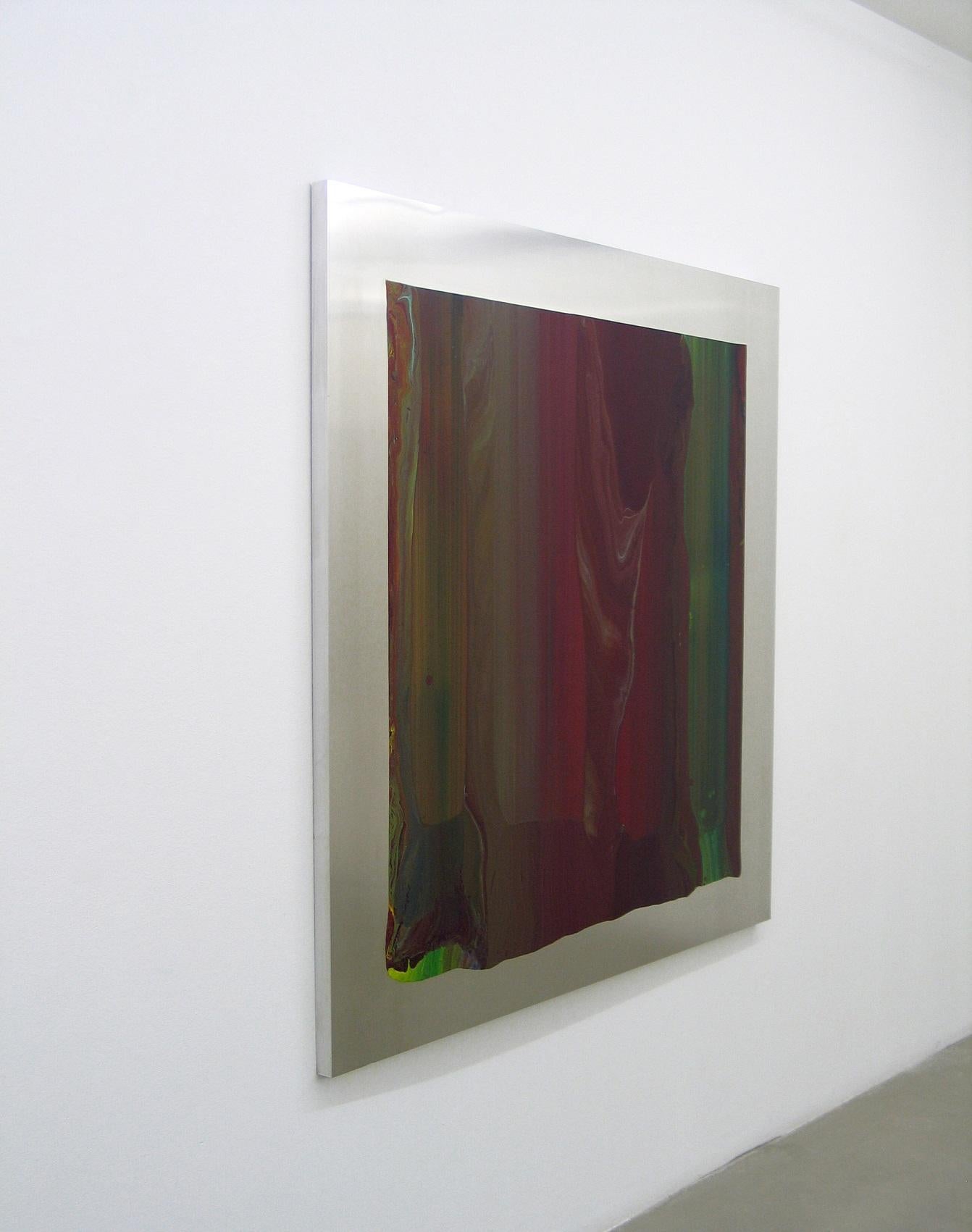 a112007-3 by Ahn Hyun-Ju - minimalist painting, dark red For Sale 4