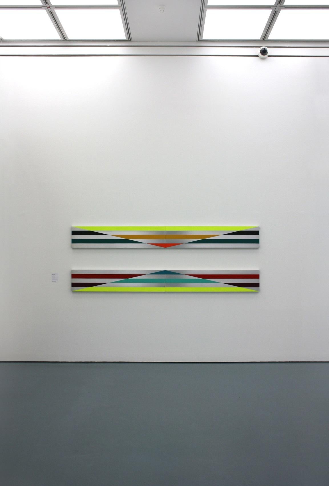a310810 by Ahn Hyun-Ju - large minimalist painting, colorful, diptych For Sale 1