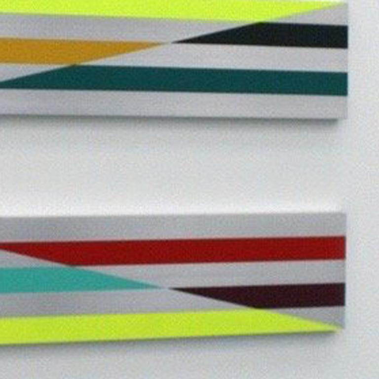 a310810 by Ahn Hyun-Ju - large minimalist painting, colorful, diptych For Sale 6