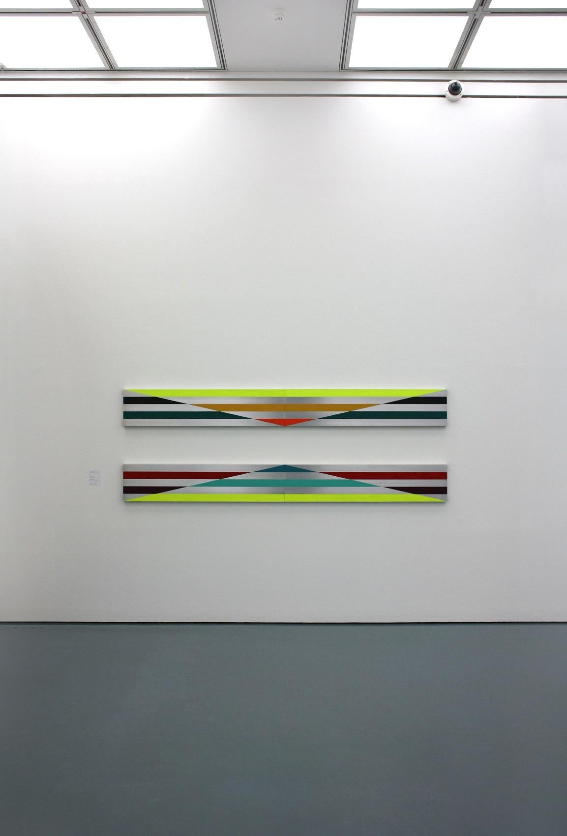 a310810 par Ahn Hyun-Ju (Unfolded Lines series) - grande peinture minimaliste en vente 1
