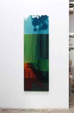 Composition 0719-1, peinture abstraite colorée