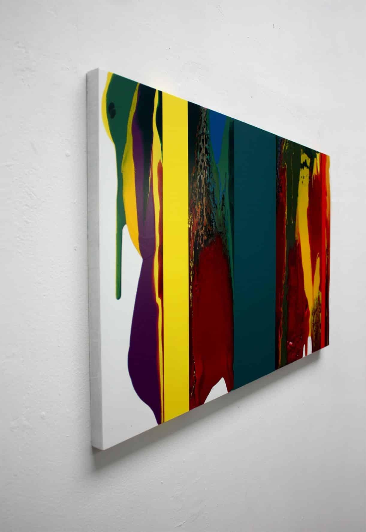 d0709-6 von Ahn Hyun-Ju - Abstraktes Gemälde, Minimalismus, leuchtende Farben, Linien im Angebot 2
