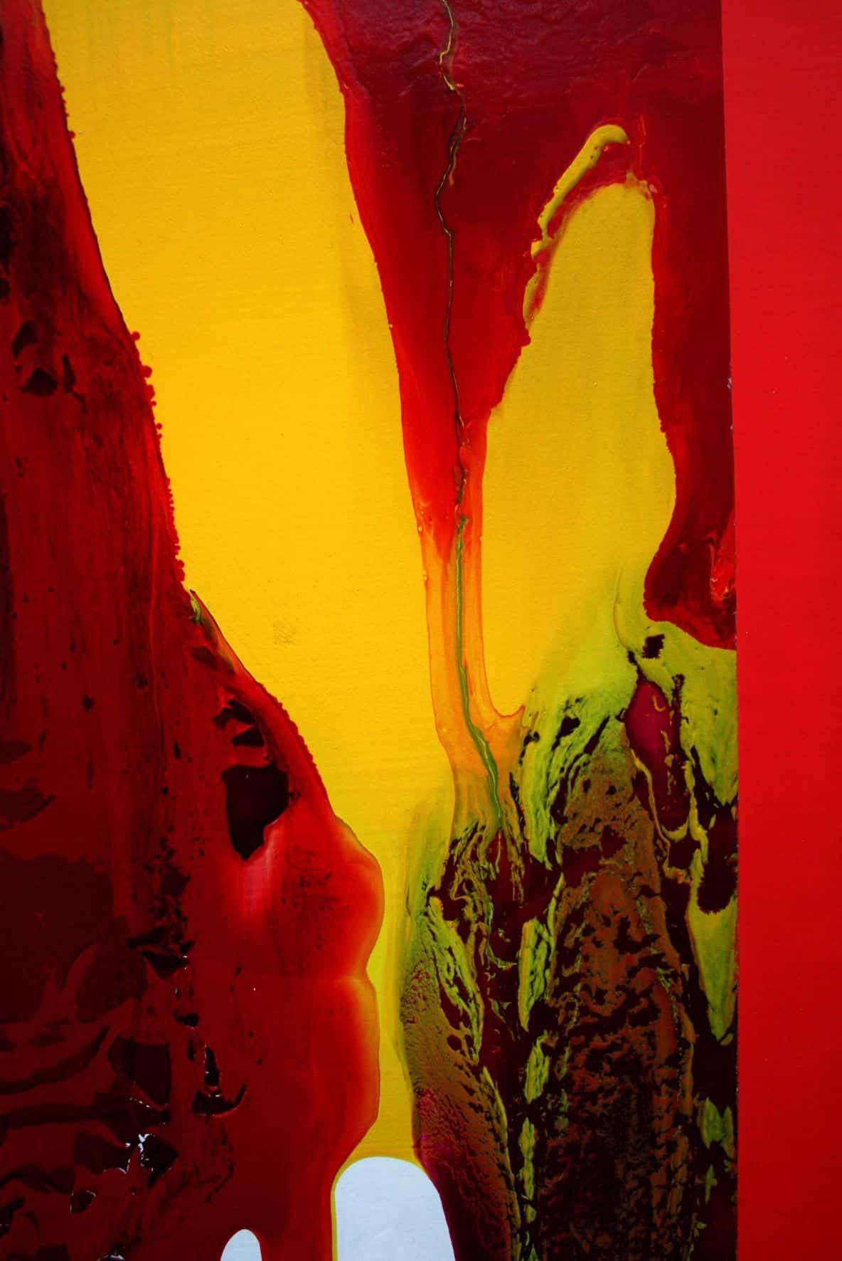 d0709-6 von Ahn Hyun-Ju - Abstraktes Gemälde, Minimalismus, leuchtende Farben, Linien im Angebot 4