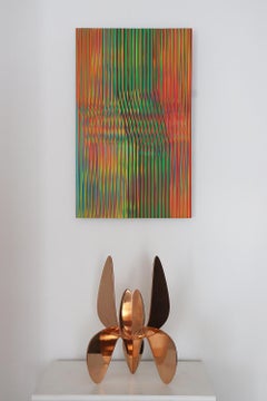 Line 1213-14 von Ahn Hyun-Ju - Abstraktes Gemälde, Minimalismus, leuchtende Farben