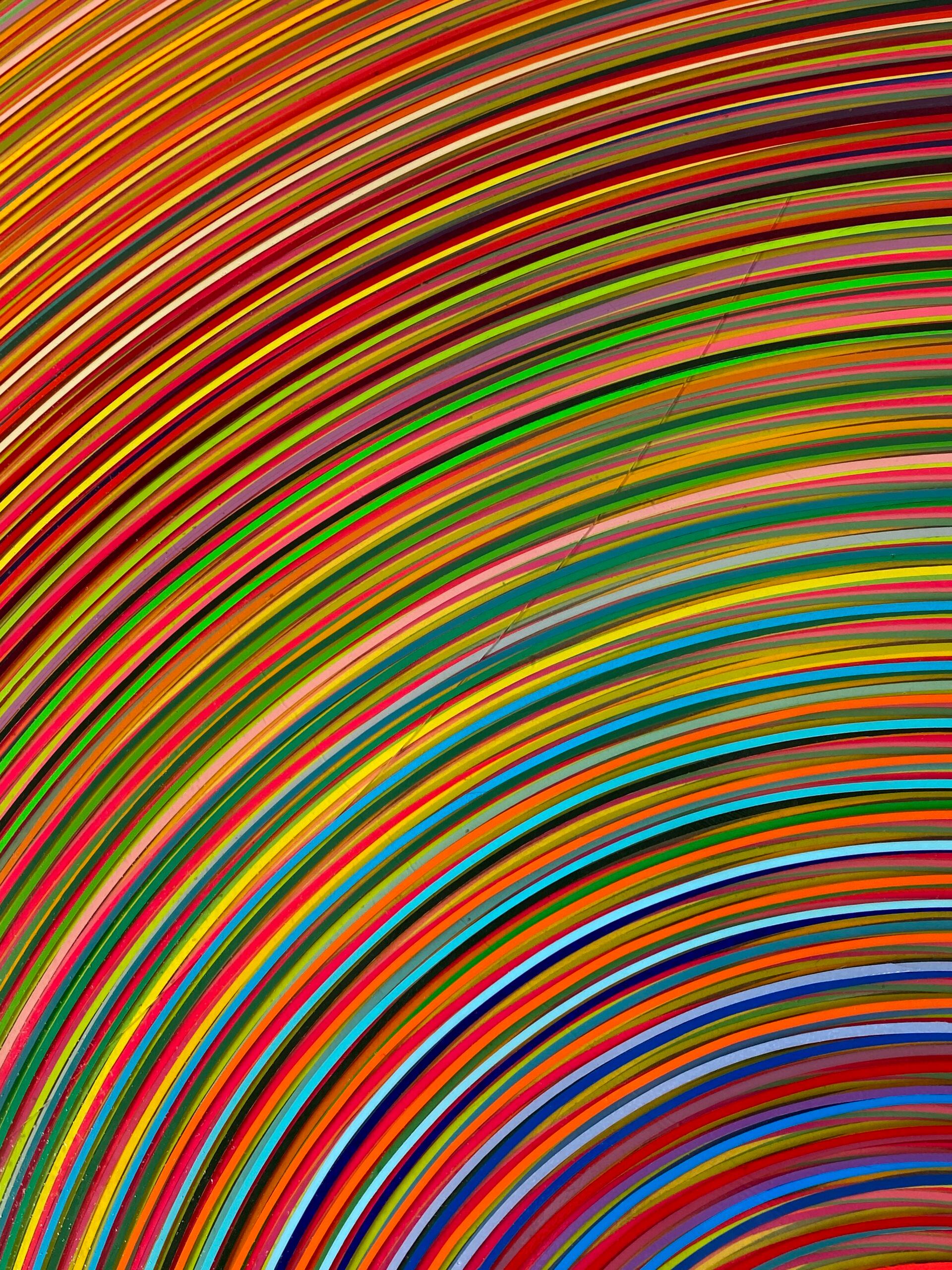 Supersaturación contenida nº 17 (Kintsugi) de Ahn Hyun-Ju - Pintura abstracta en venta 10