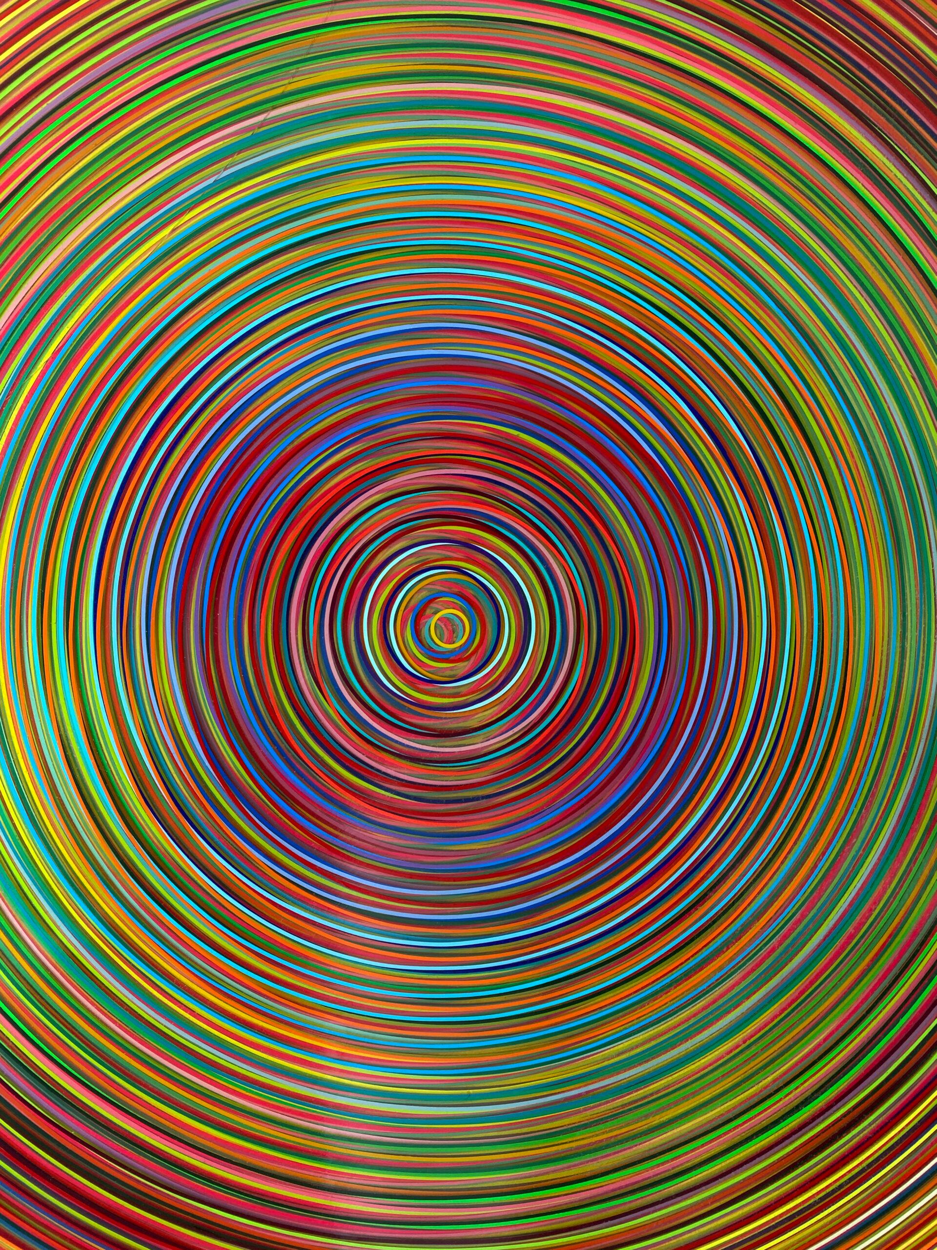 Supersaturación contenida nº 17 (Kintsugi) de Ahn Hyun-Ju - Pintura abstracta en venta 6