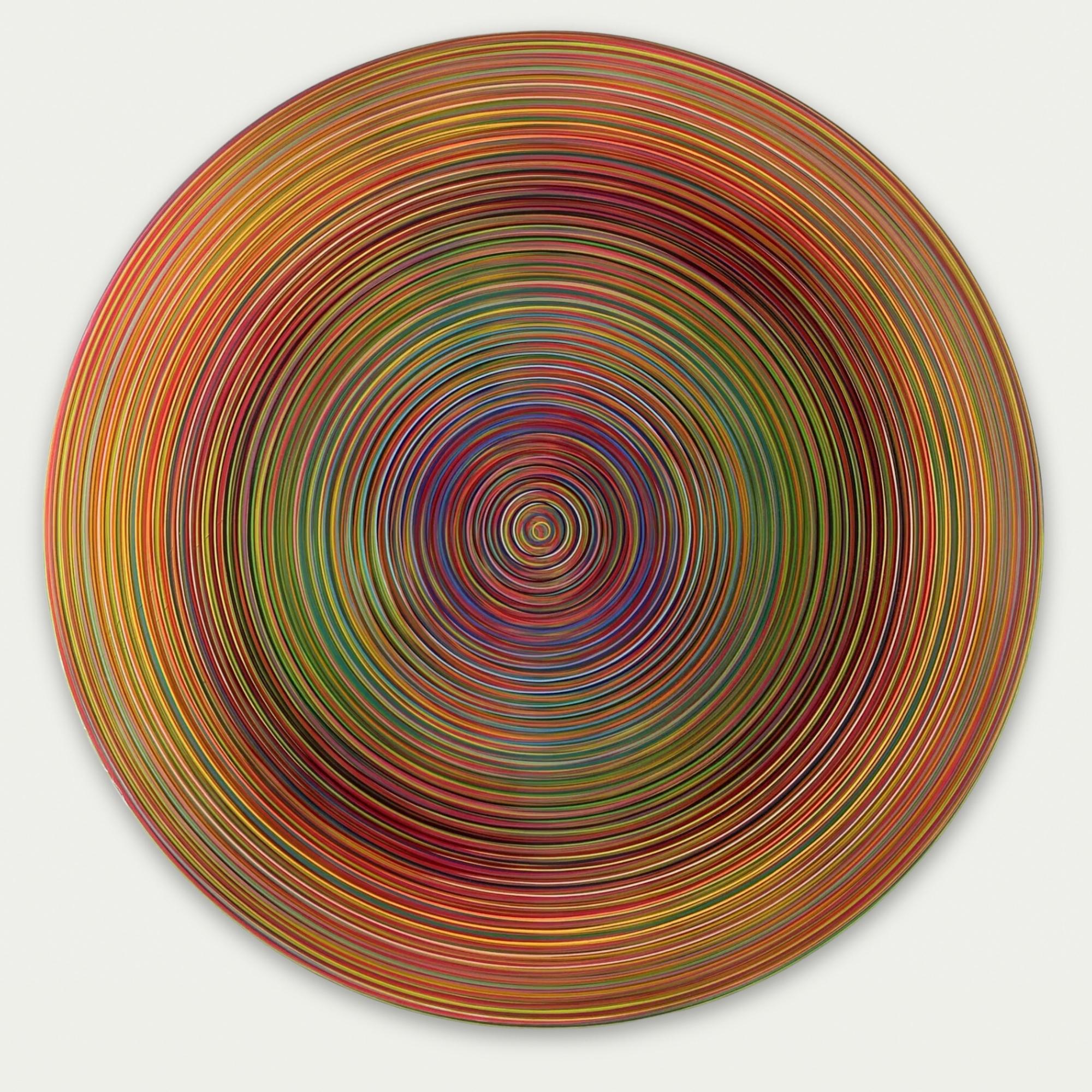 Restrained Supersaturation No.17 (Kintsugi) by Ahn Hyun-Ju - Abstract painting