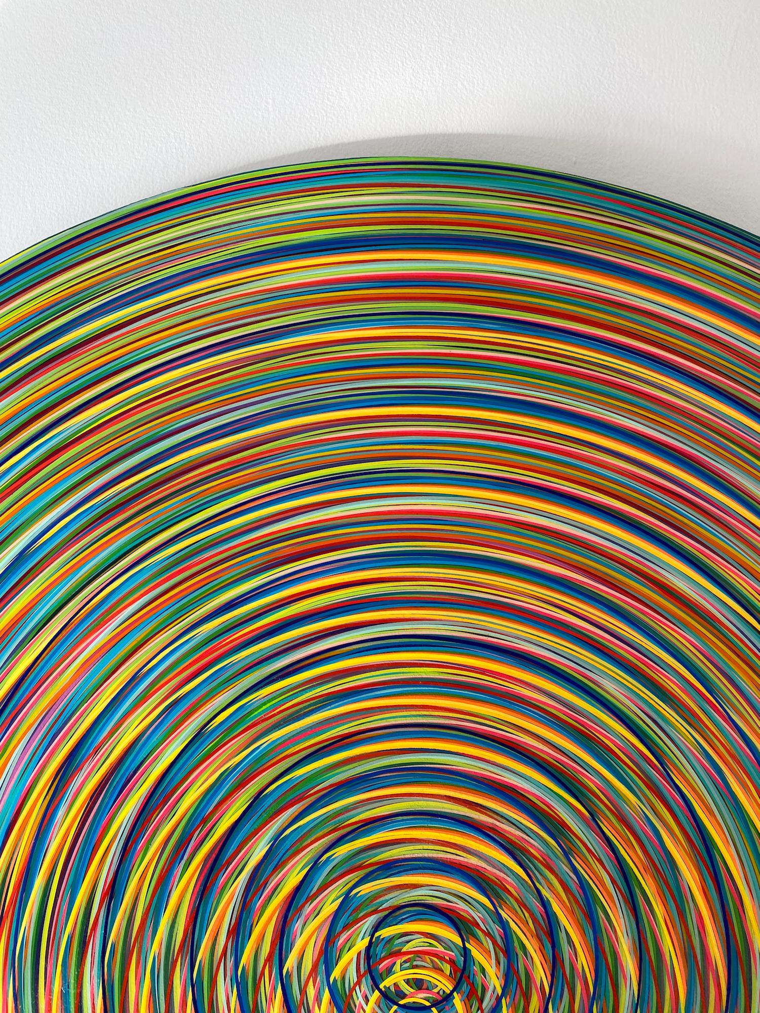 Restrained Supersaturation No.18 (Fuck that world) by Ahn Hyun-Ju - Painting For Sale 8
