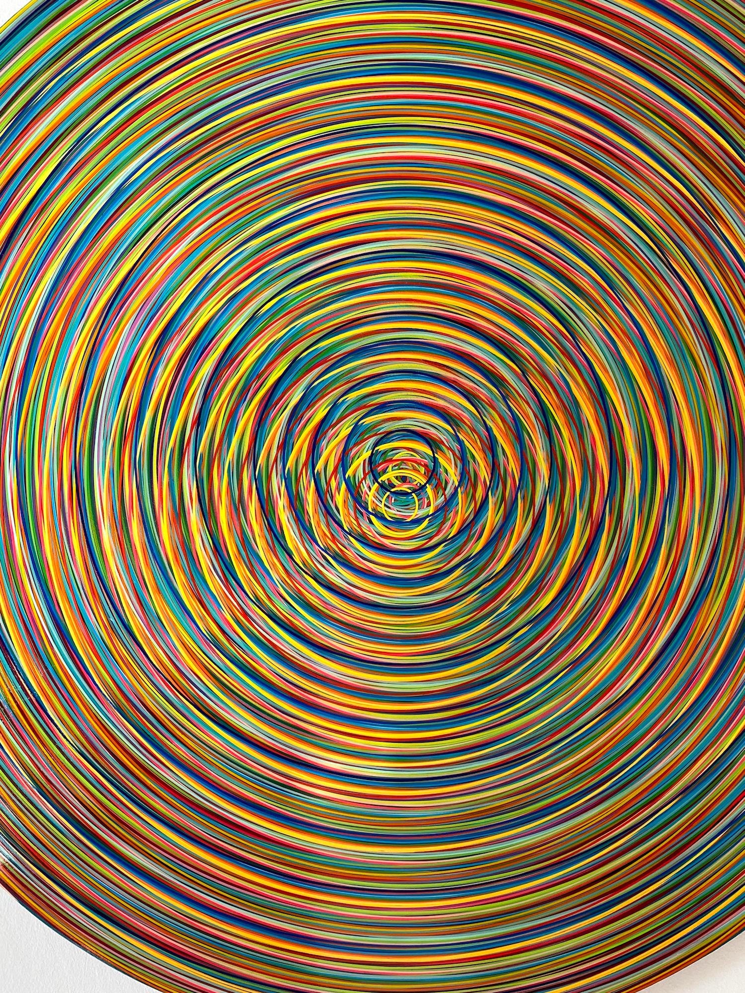 Restrained Supersaturation No.18 (Fuck that world) by Ahn Hyun-Ju - Painting For Sale 10
