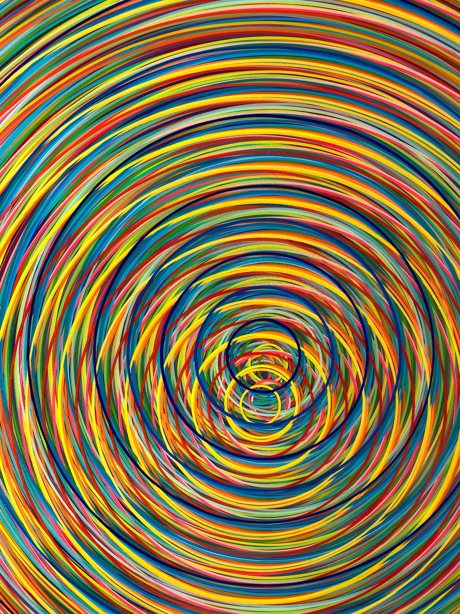 Restrained Supersaturation n°18 (Fuck that world) par Ahn Hyun-Ju - Peinture en vente 2