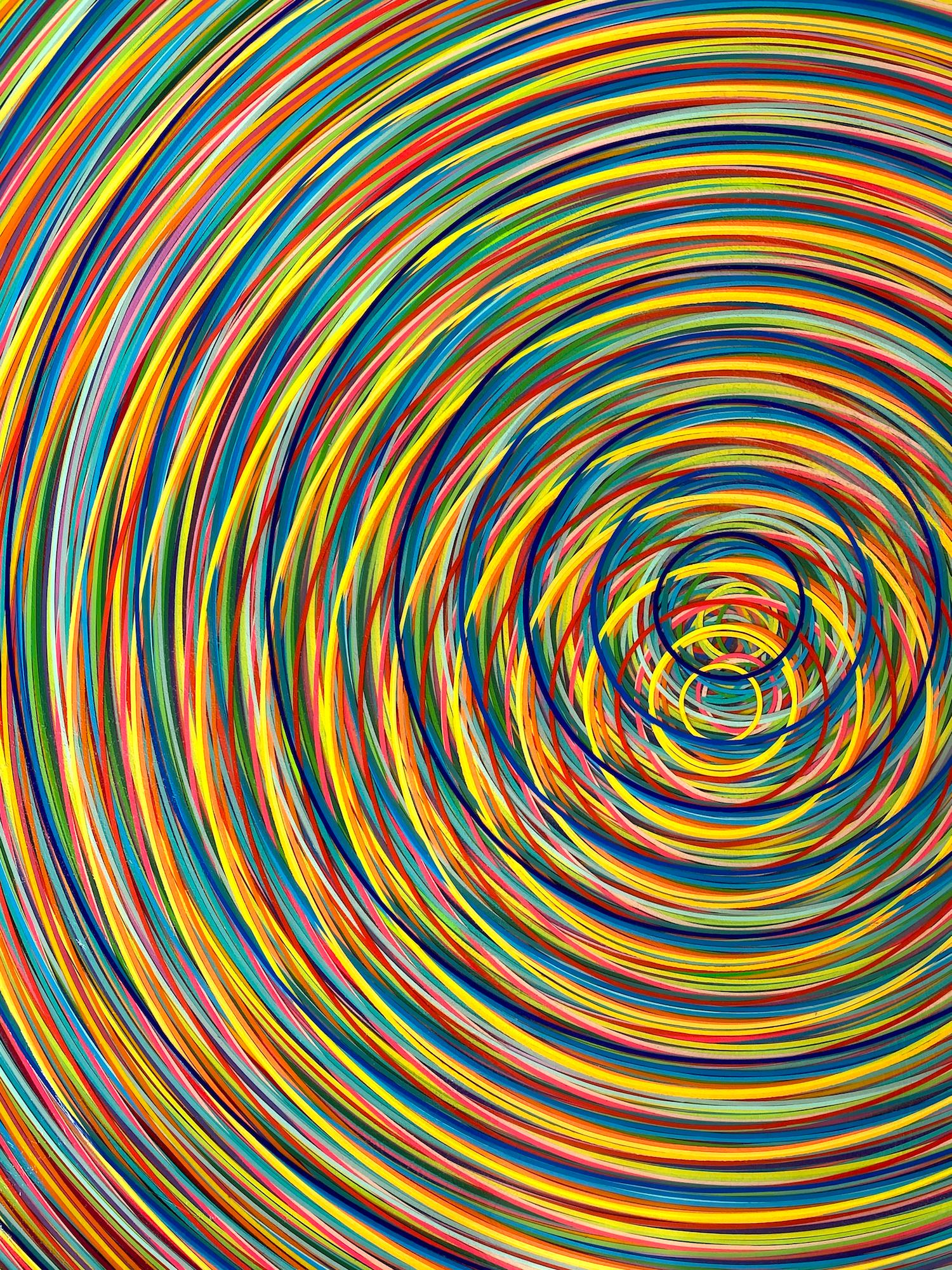 Restrained Supersaturation No.18 (Fuck that world) by Ahn Hyun-Ju - Painting For Sale 2