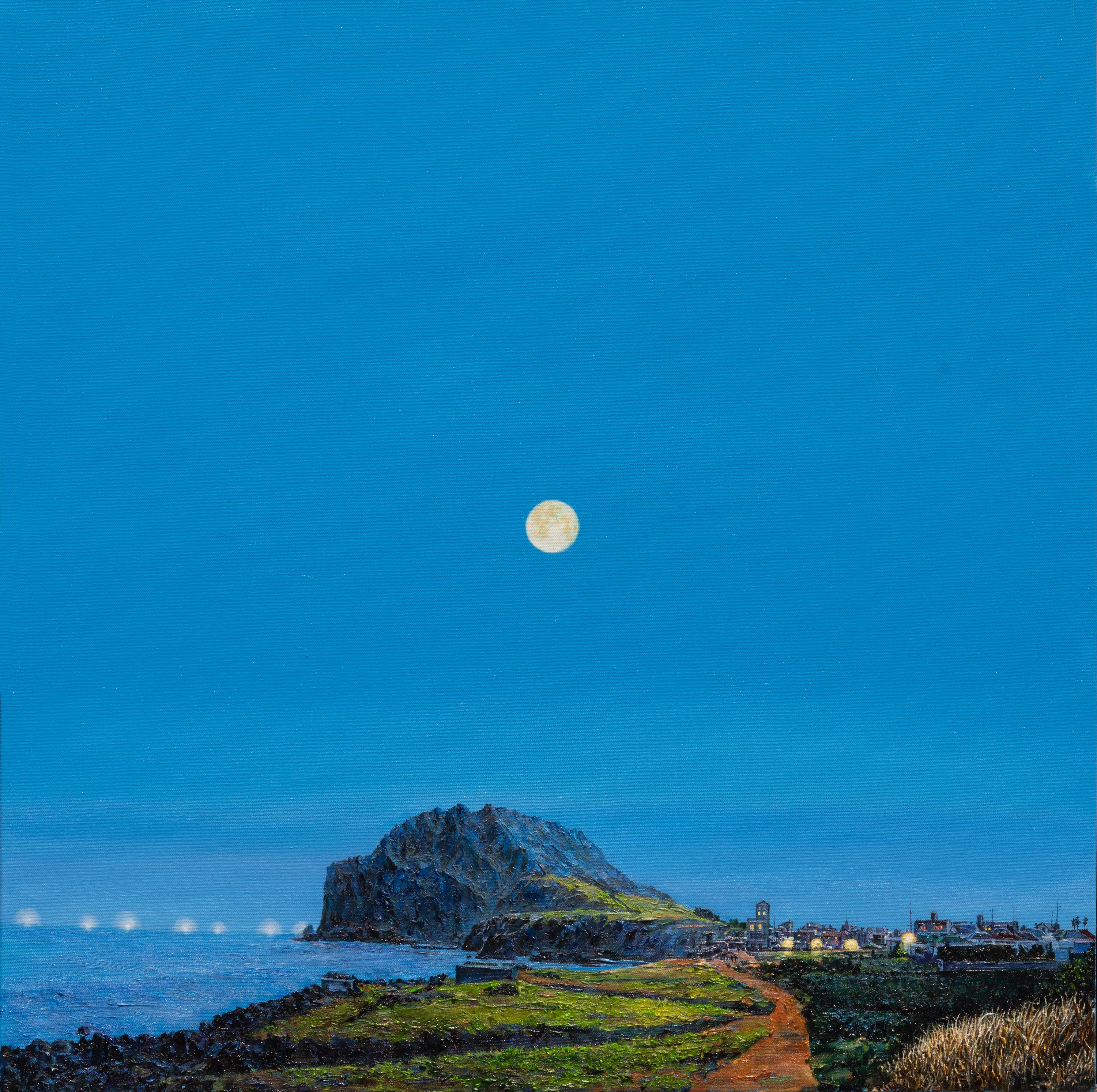 Koreanische Contemporary Art von Ahn Sung Kyu  - Morgengrauen in Seongsan