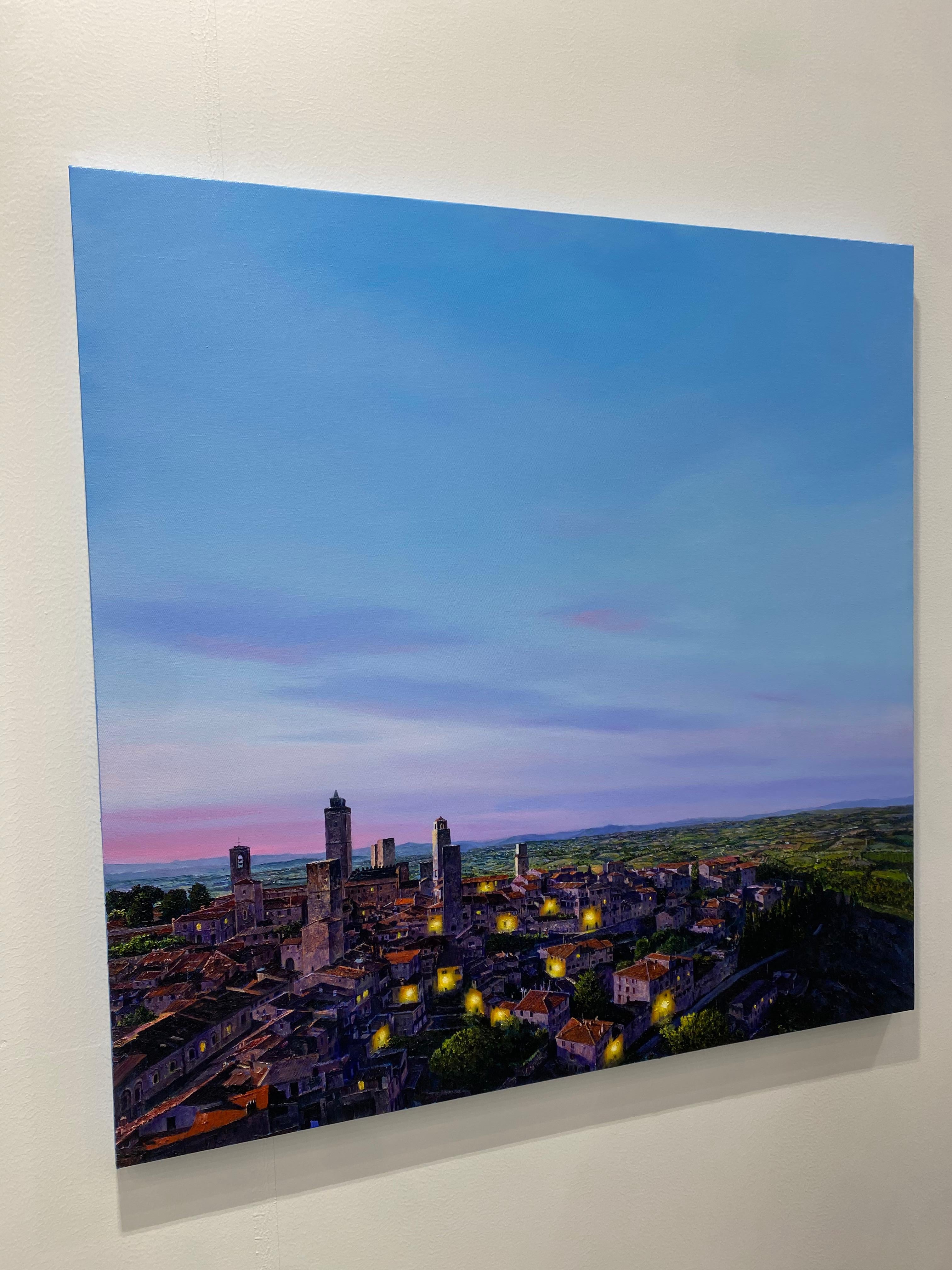 Art contemporain coréen par Ahn Sung Kyu - La Toscane à l'aube en vente 2