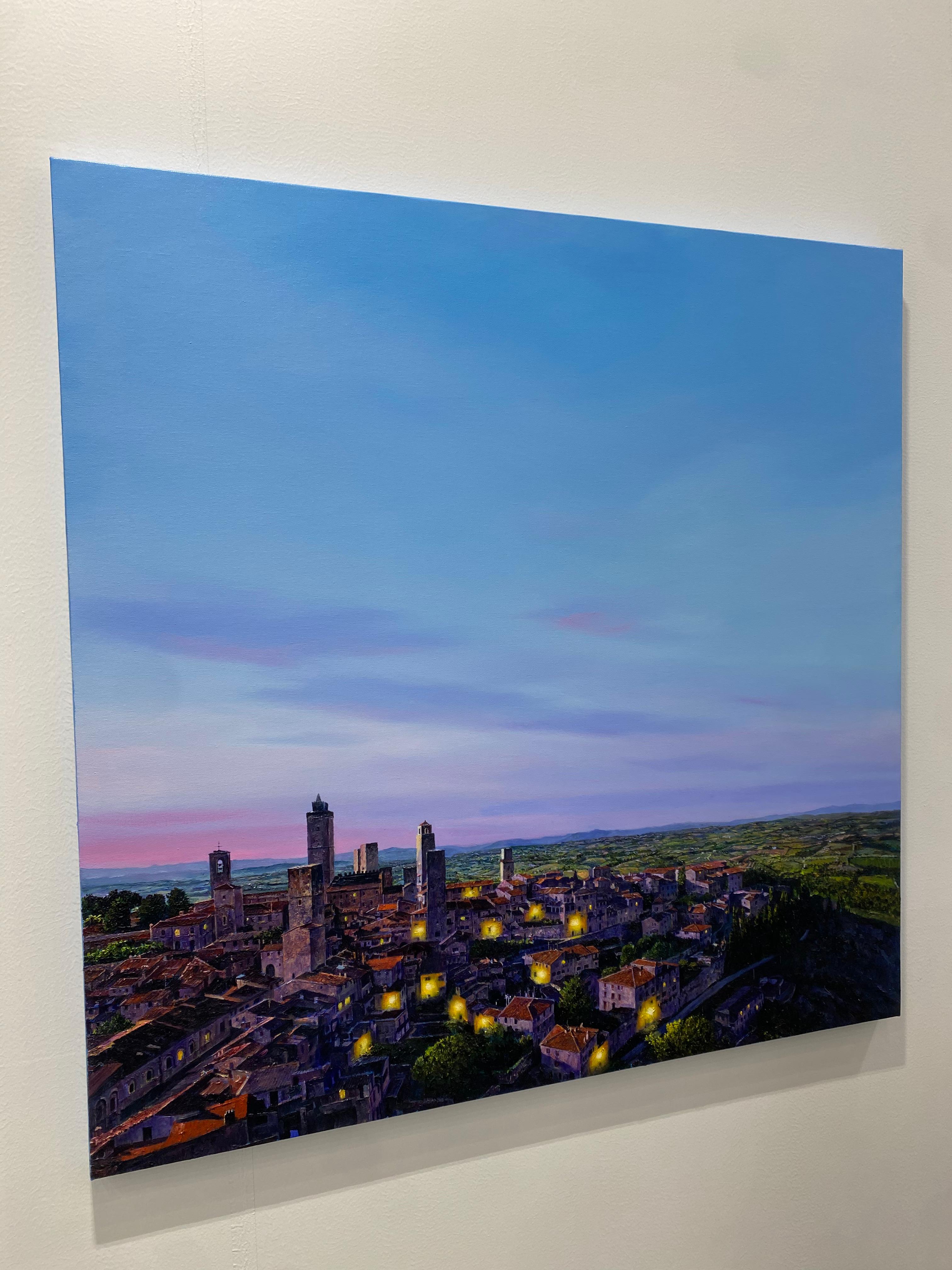 Art contemporain coréen par Ahn Sung Kyu - La Toscane à l'aube en vente 3