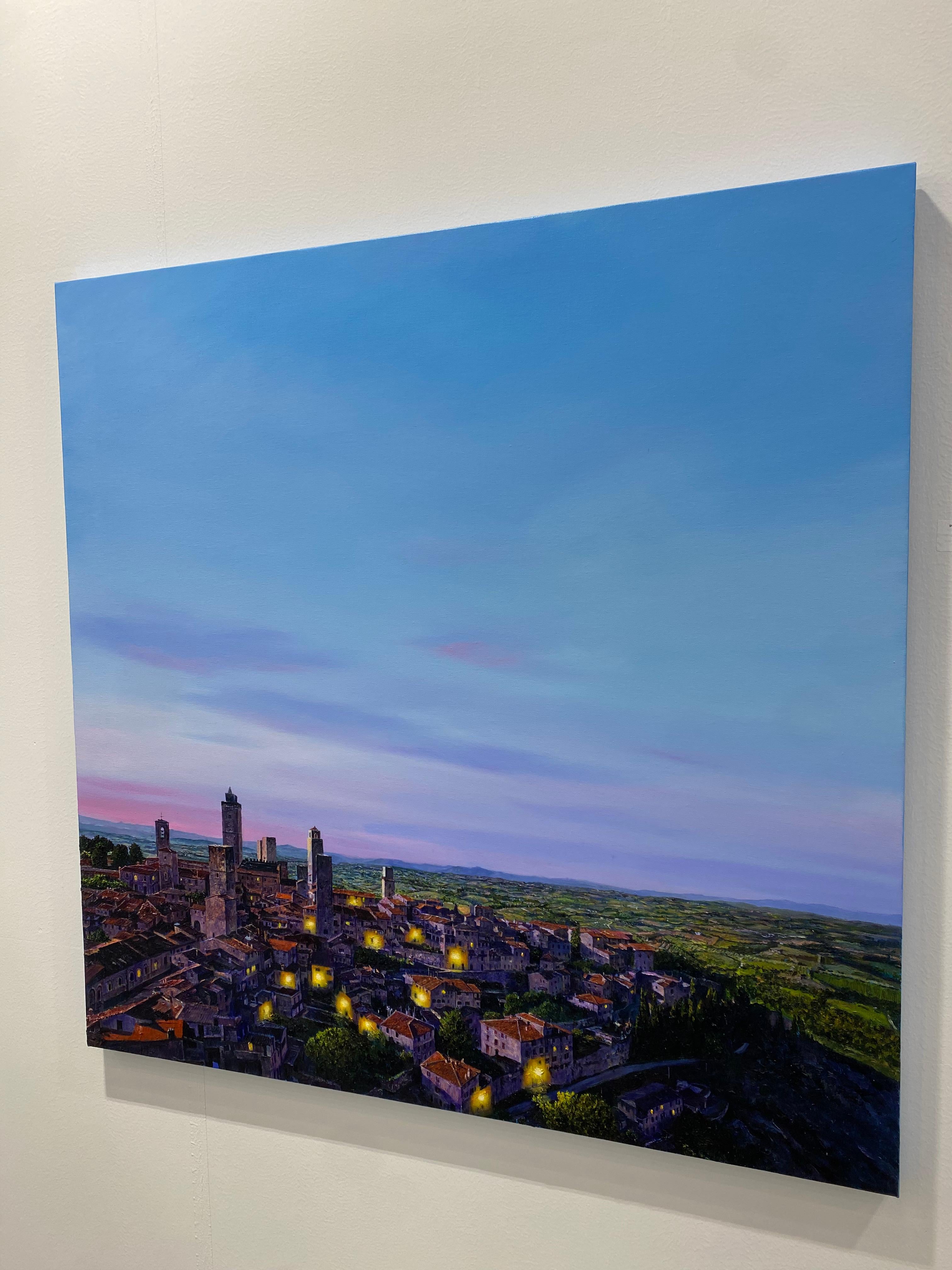 Art contemporain coréen par Ahn Sung Kyu - La Toscane à l'aube en vente 4