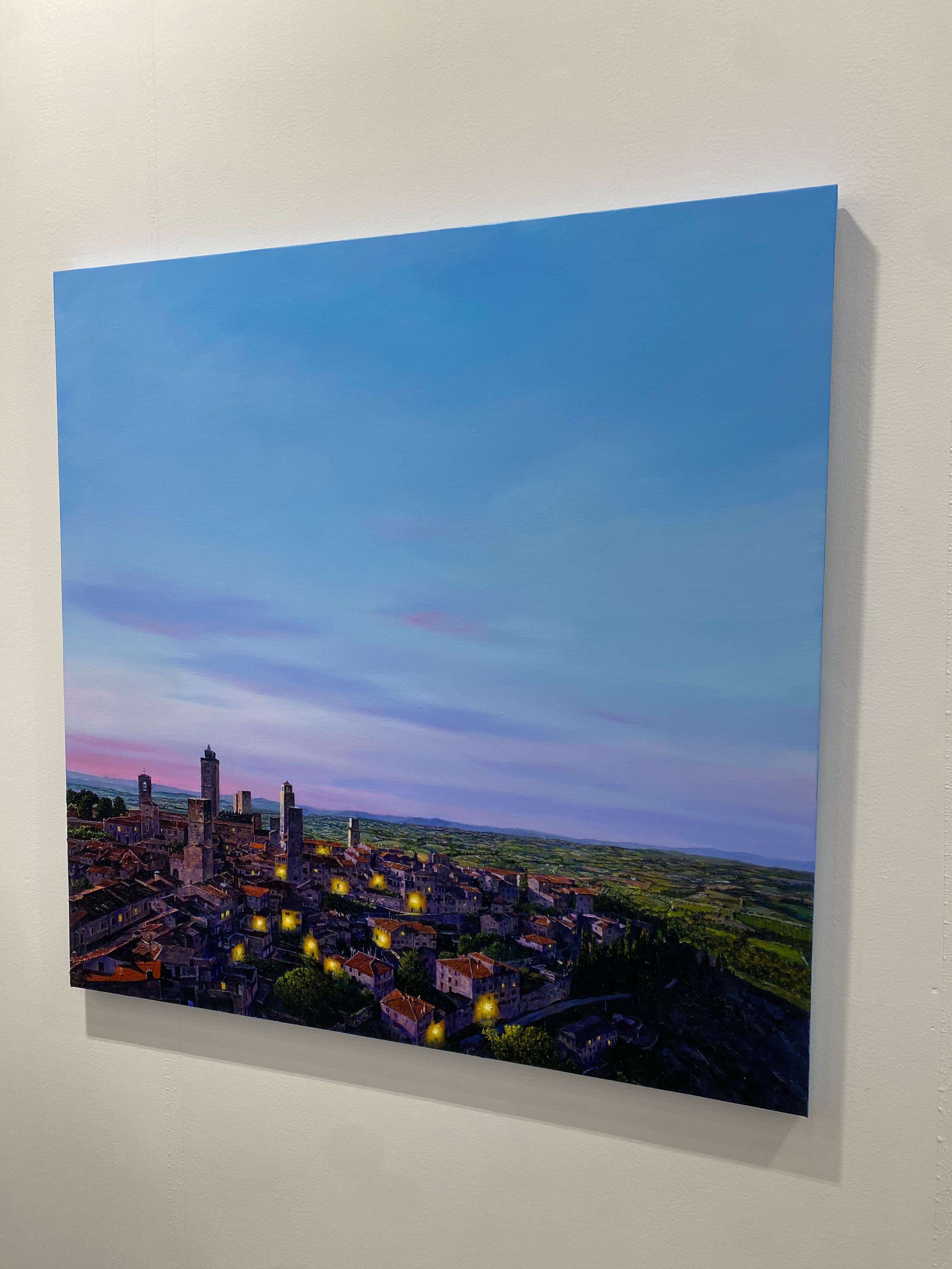 Art contemporain coréen par Ahn Sung Kyu - La Toscane à l'aube en vente 5