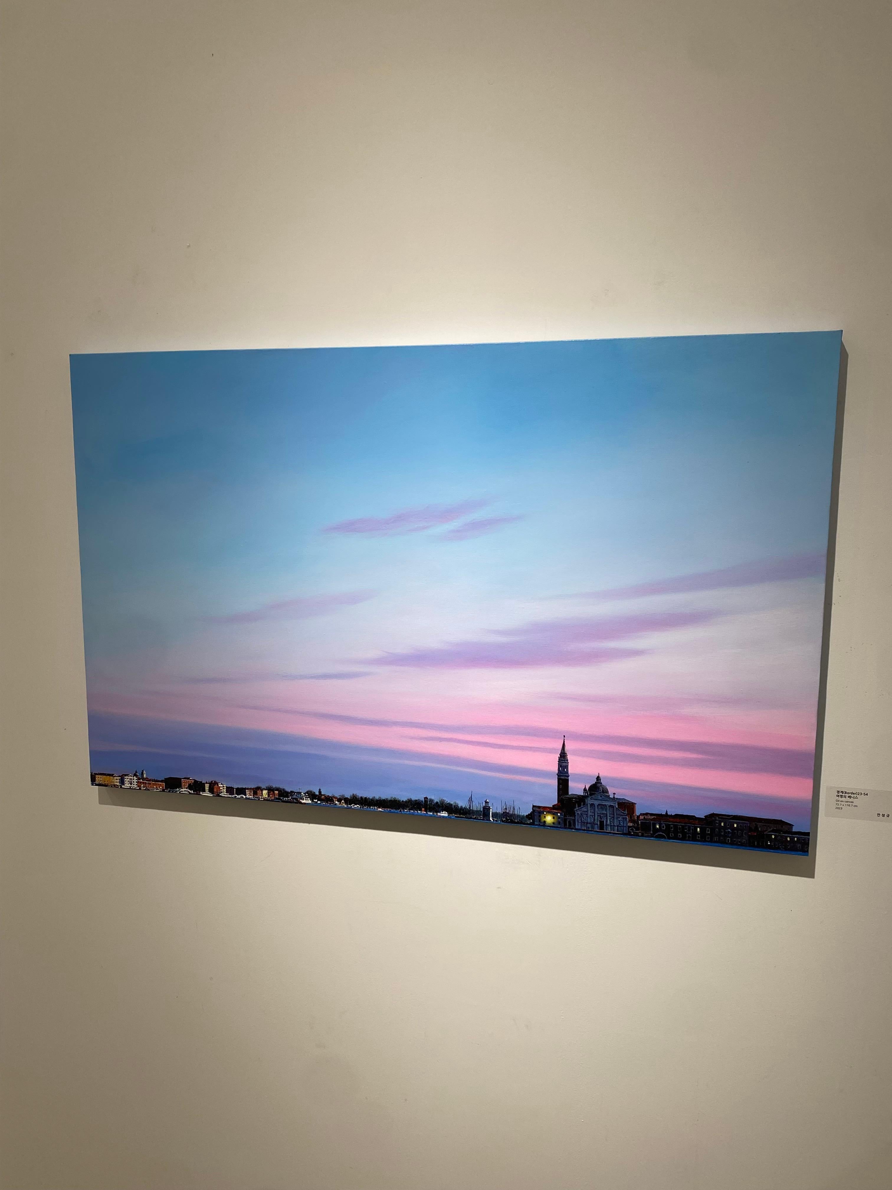 Korean Contemporary Art by Ahn Sung Kyu - Venice at Dawn For Sale 1