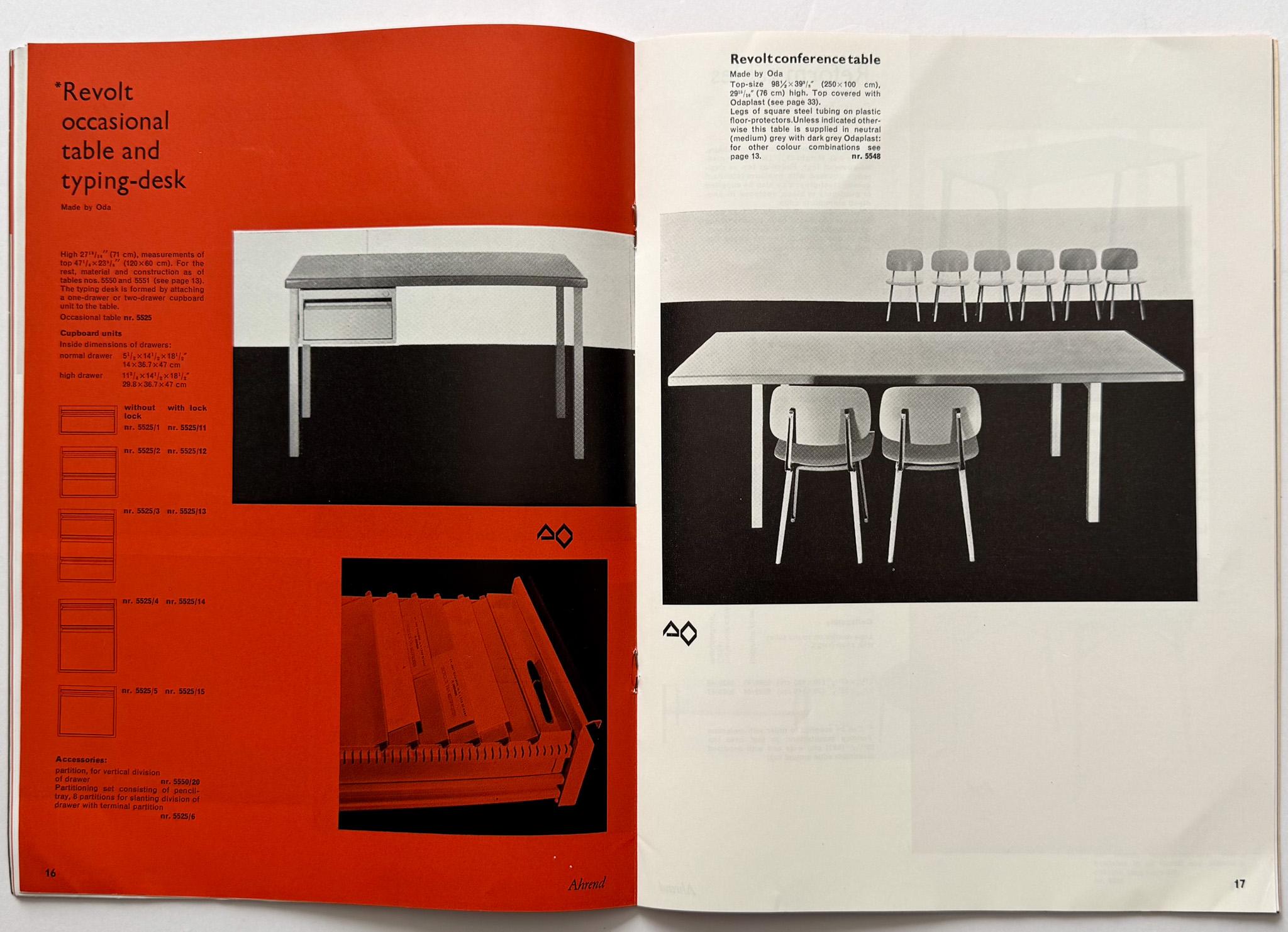 Ahrend Möbelkatalog, 1961 (Friso Kramer, Wim Rietveld) im Angebot 4