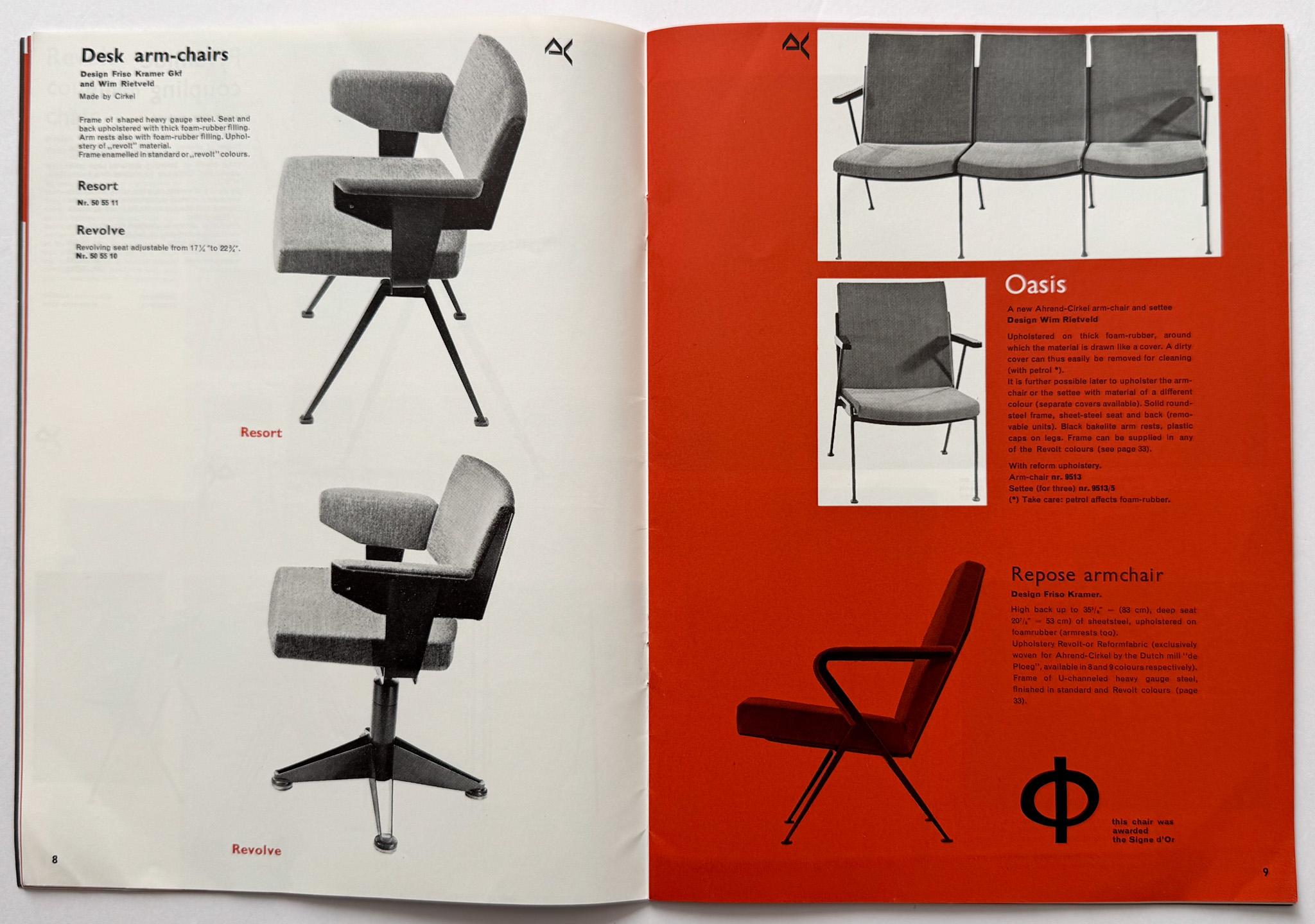 Ahrend Möbelkatalog, 1961 (Friso Kramer, Wim Rietveld) im Angebot 5